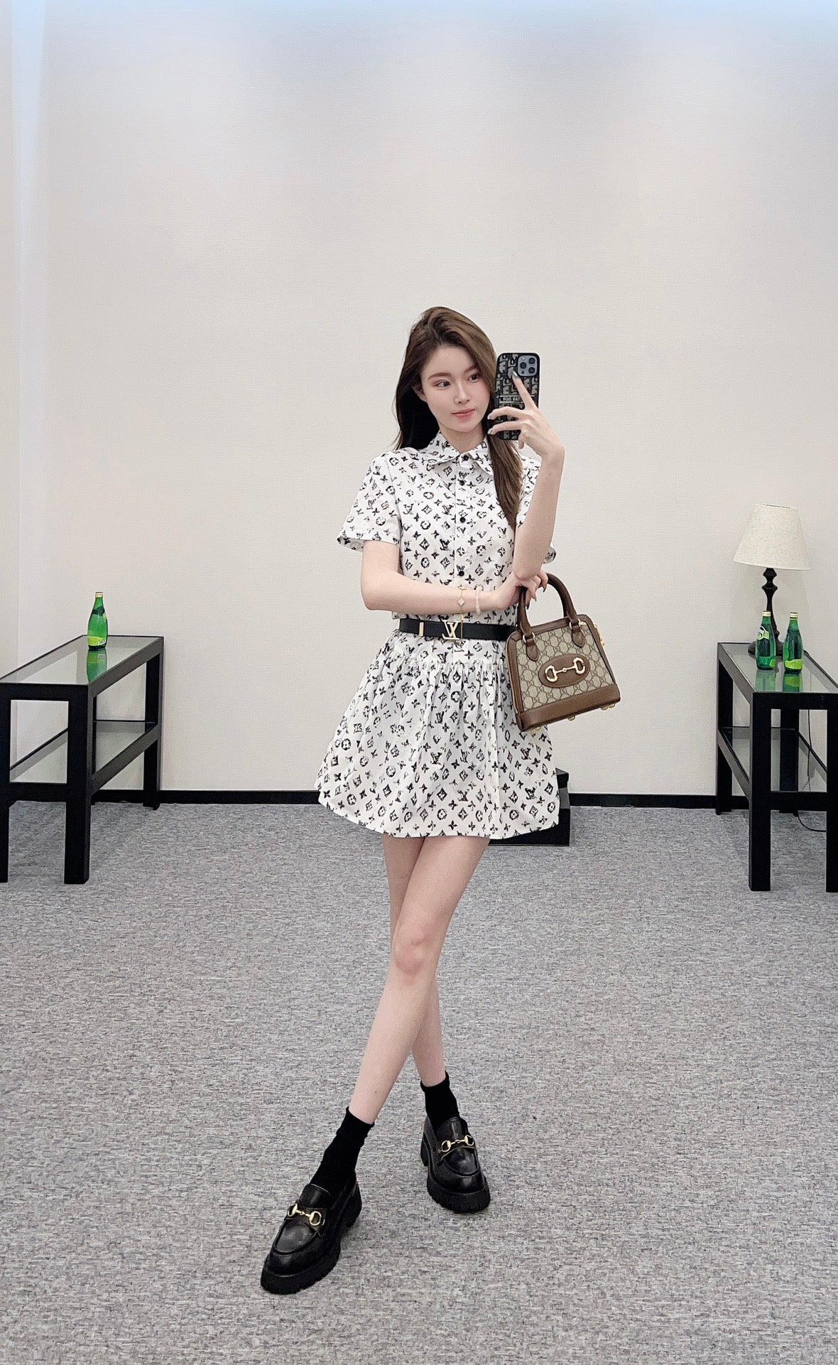 L*♥2025 new product Short-sleeved dress