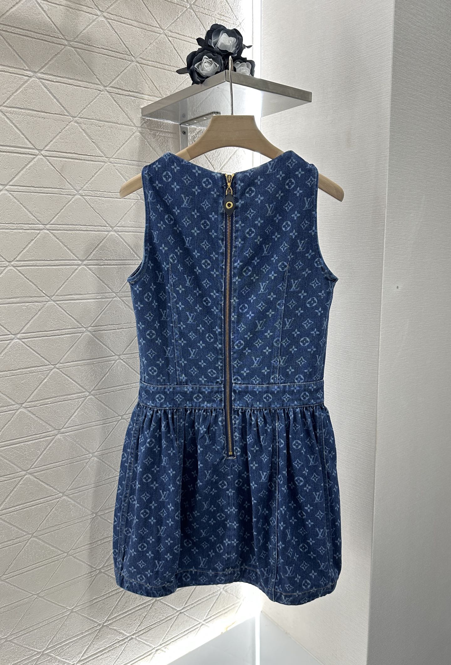 Louis *♥2025 new product Denim vest skirt