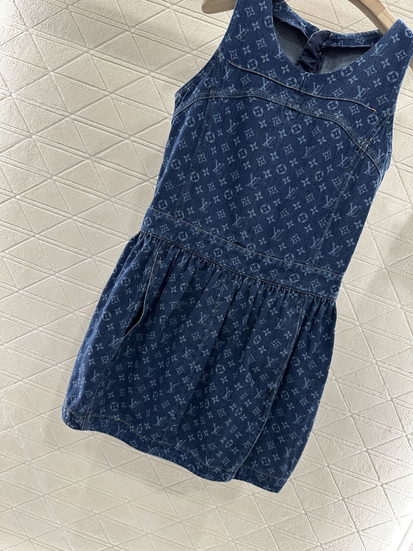 Louis *♥2025 new product Denim vest skirt