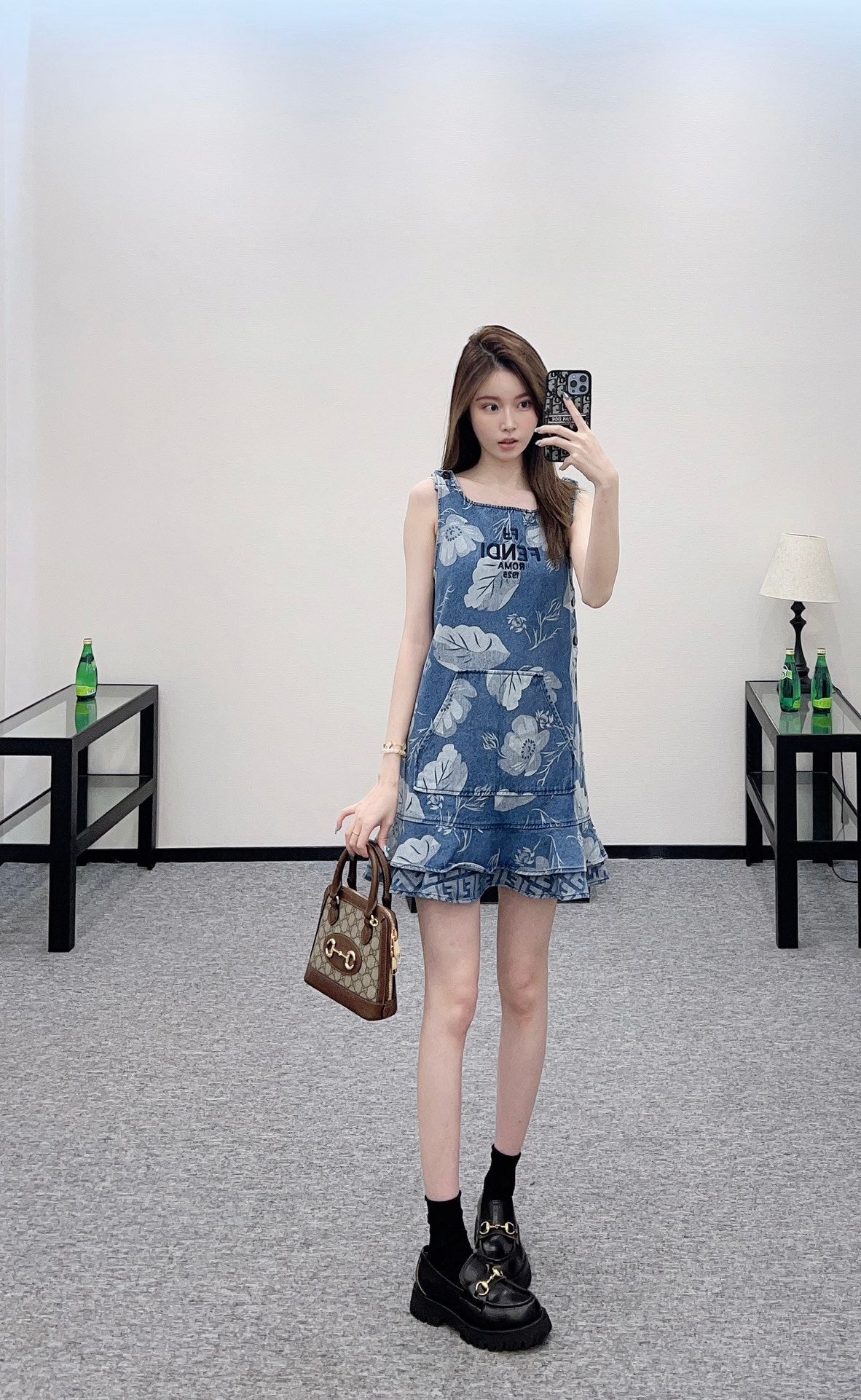 F*♥2025 new product Fishtail vest dress
