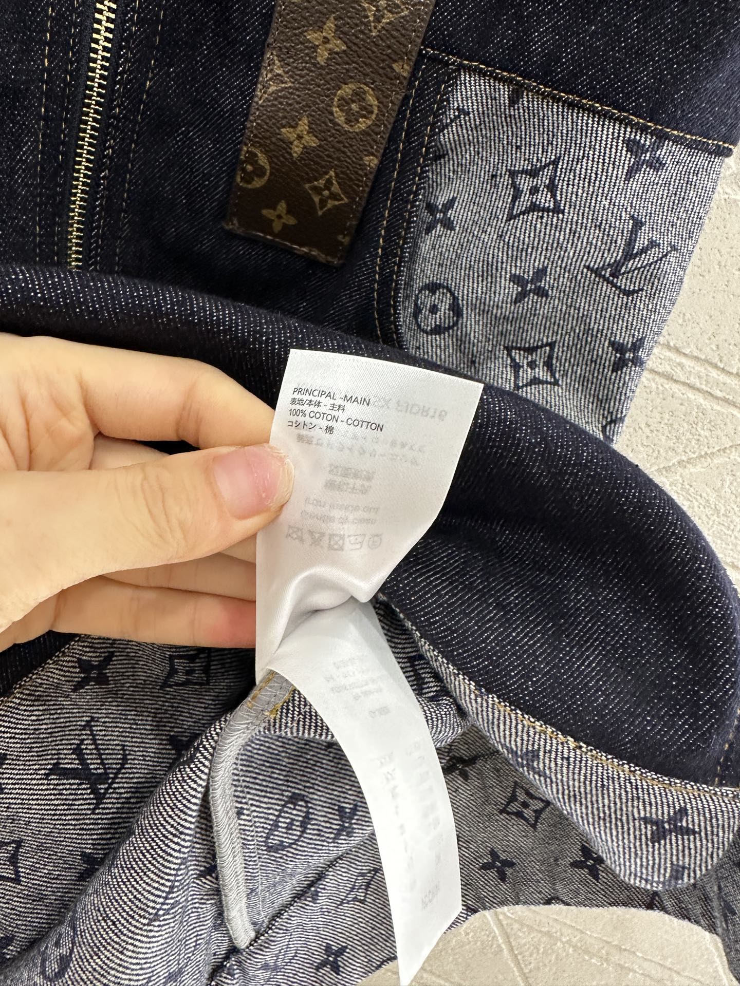Louis *♥2025 new product Jacquard leather vest skirt