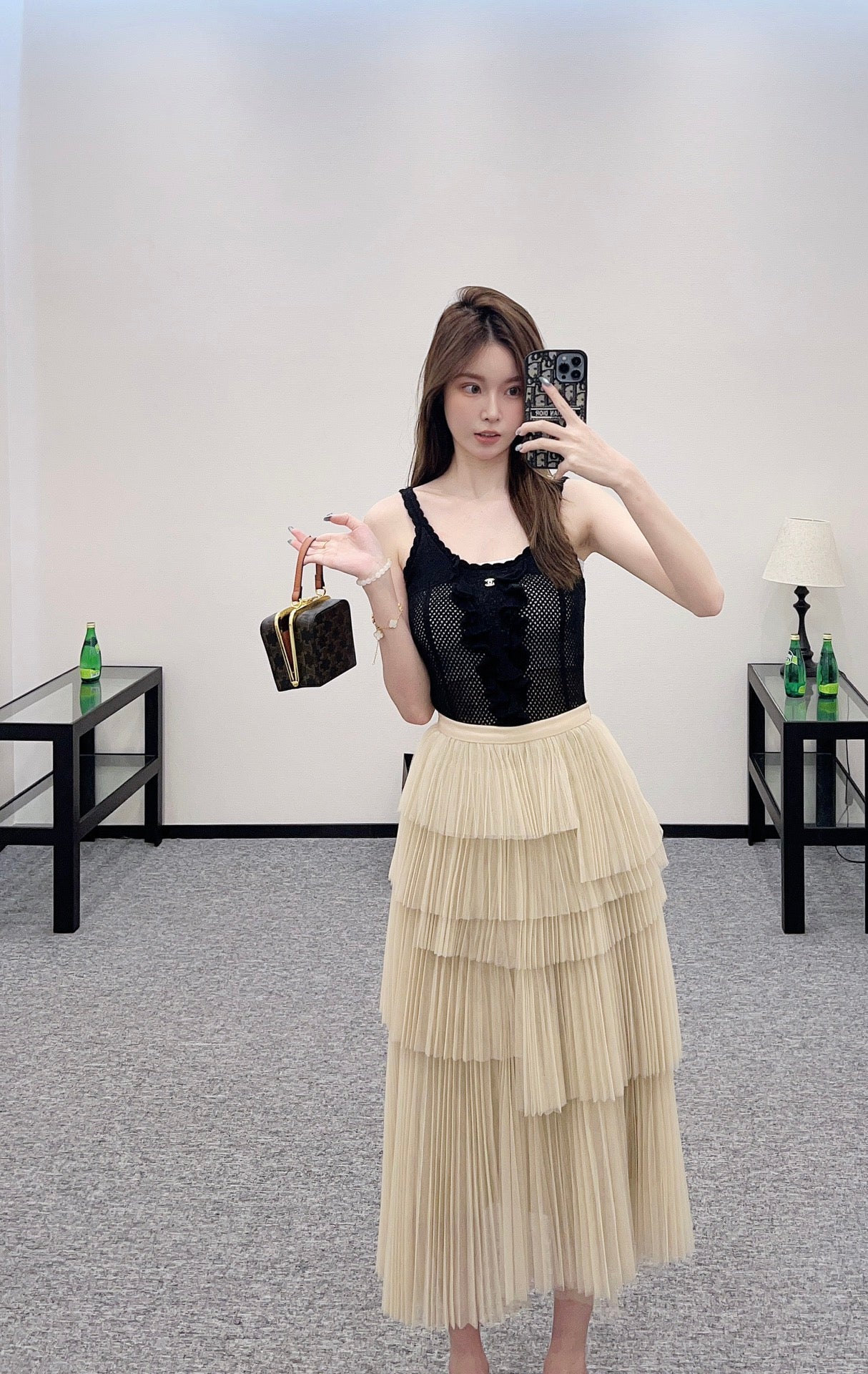 D*♥2025 new product Long tulle skirt