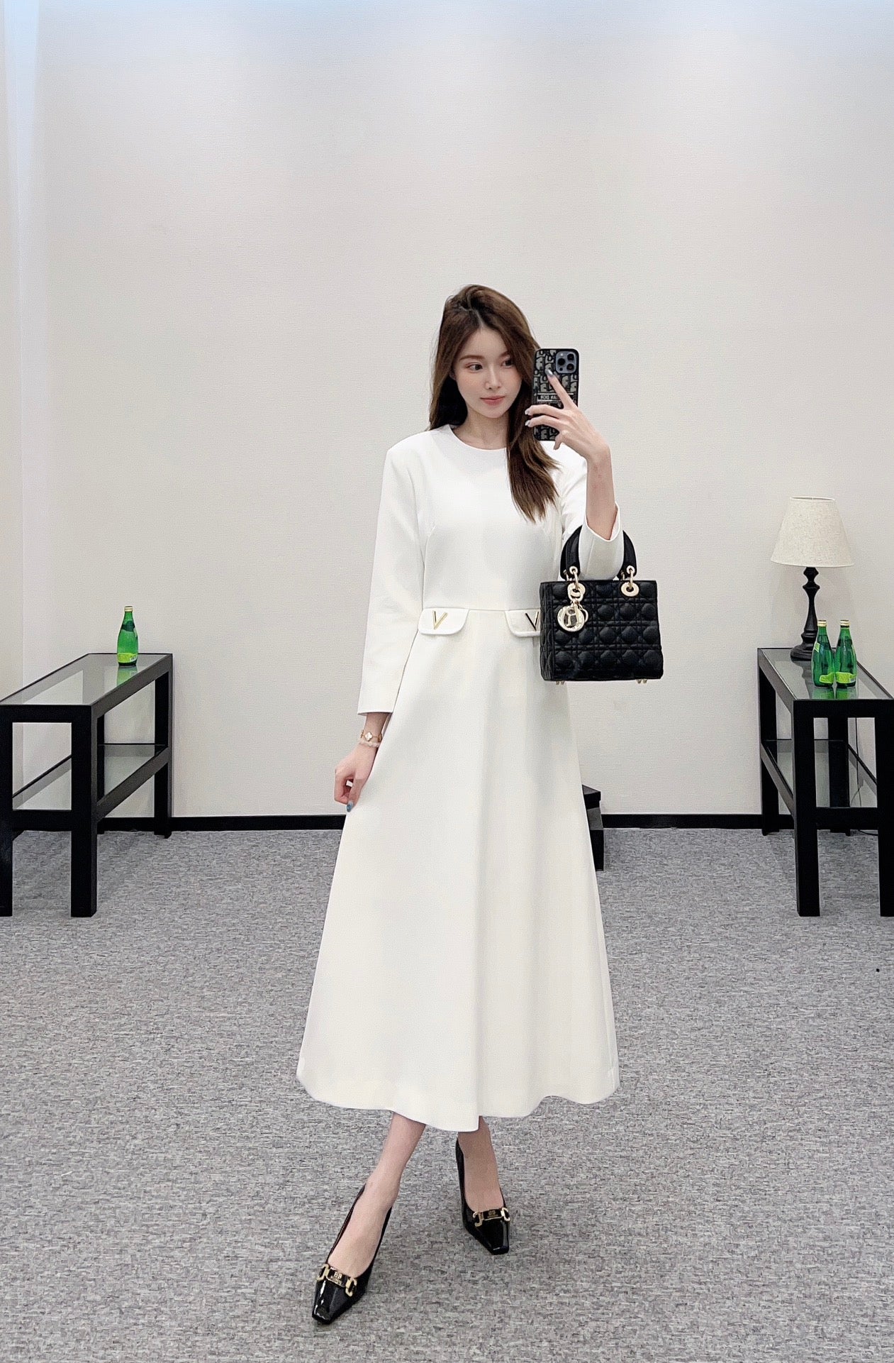 V*♥2025 new product Pocket dress
