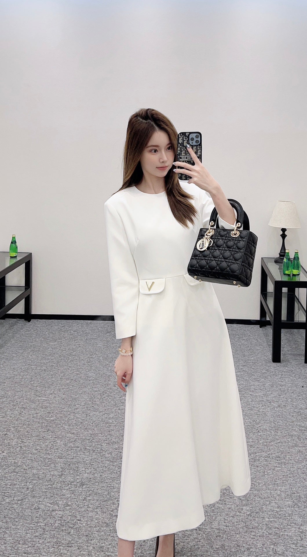 V*♥2025 new product Pocket dress