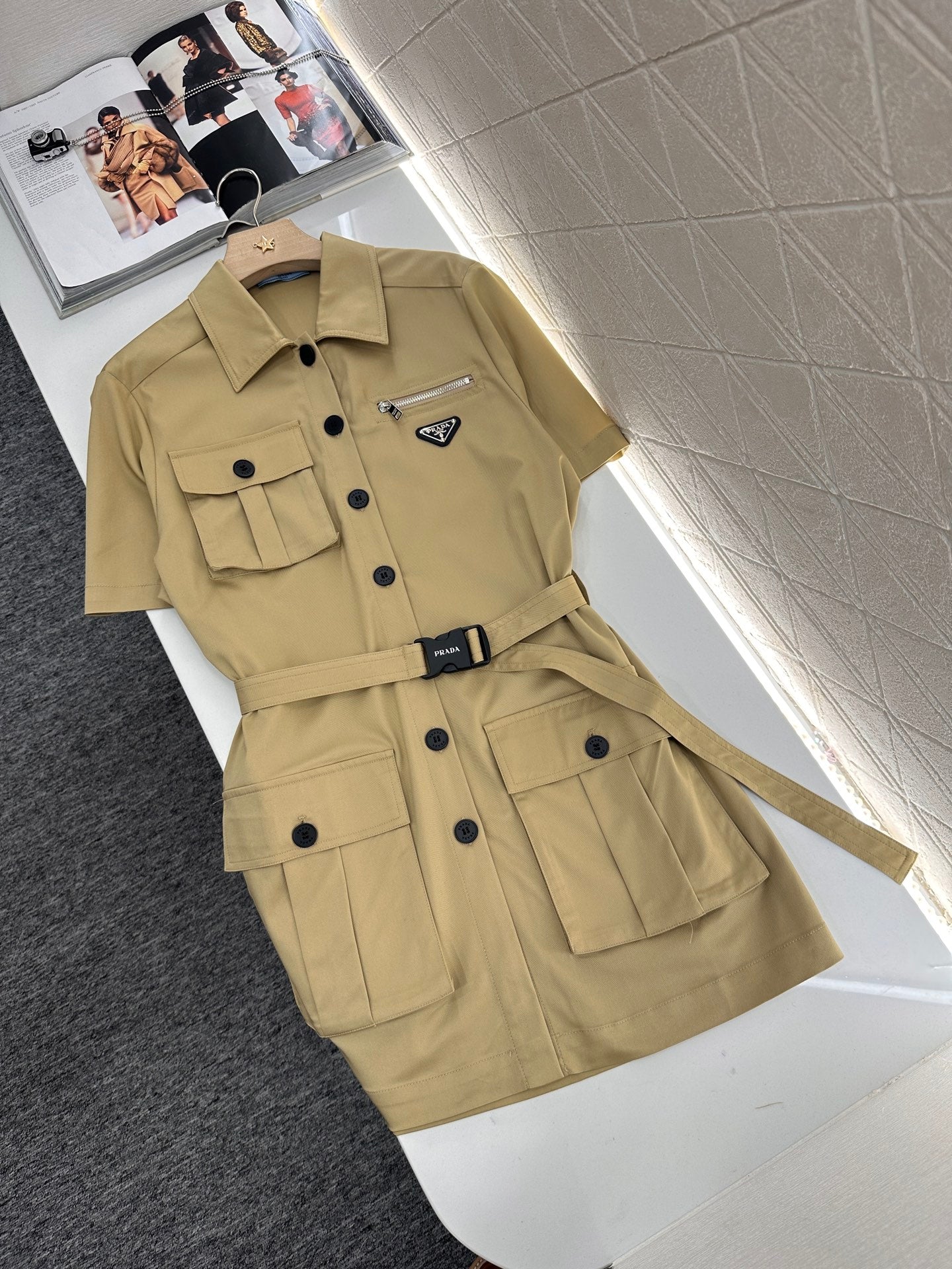 P*♥2025 new products Belt dress