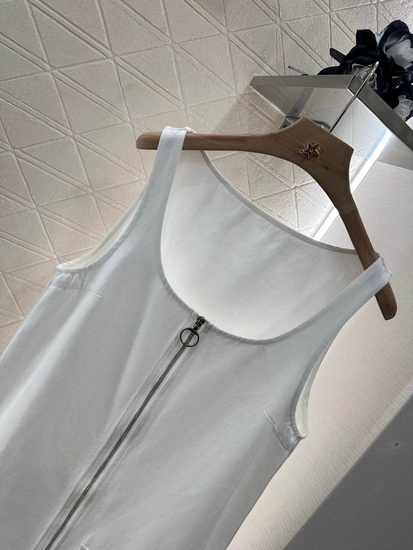 P*♥2025 new product Denim vest skirt
