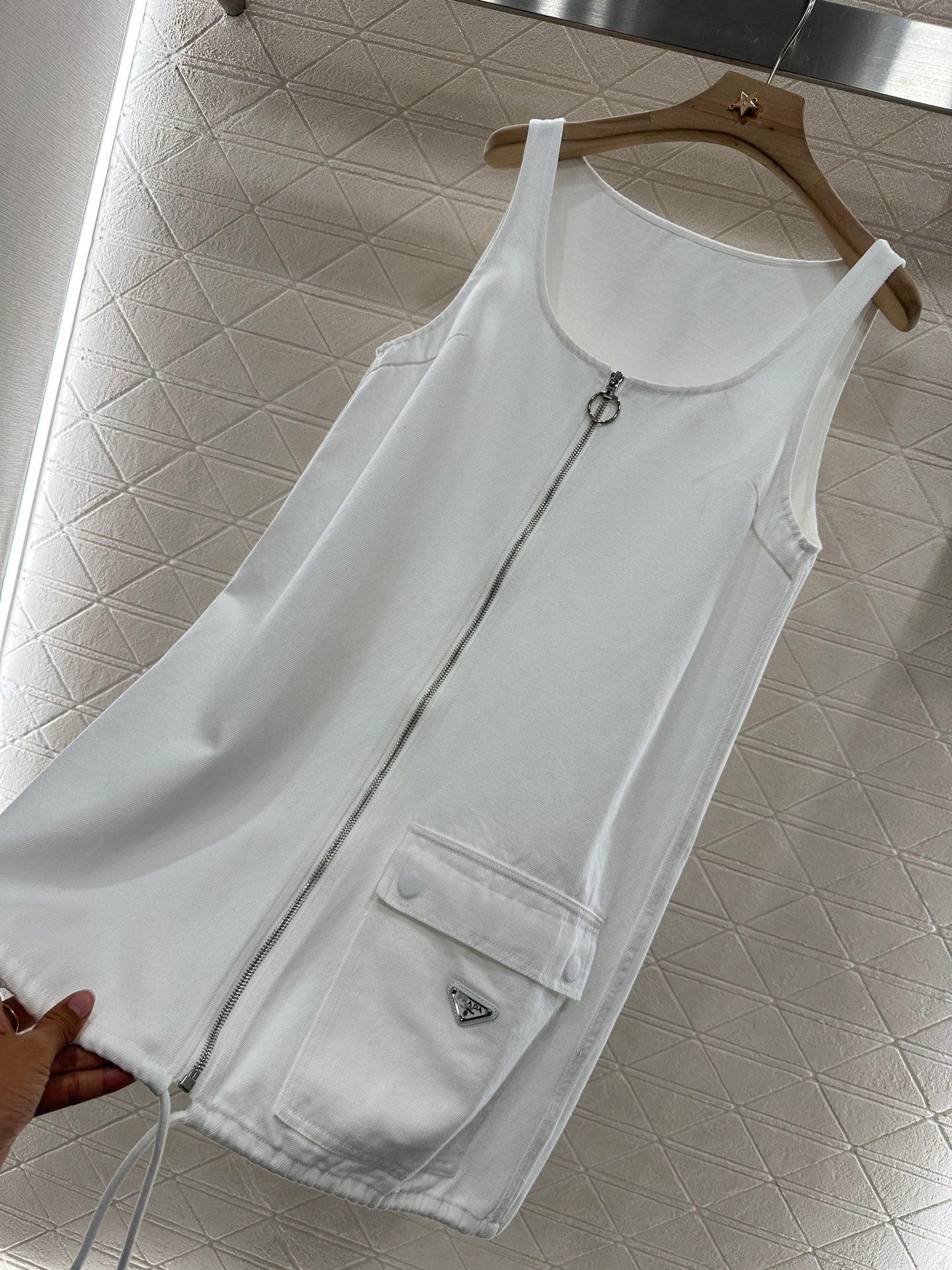 P*♥2025 new product Denim vest skirt