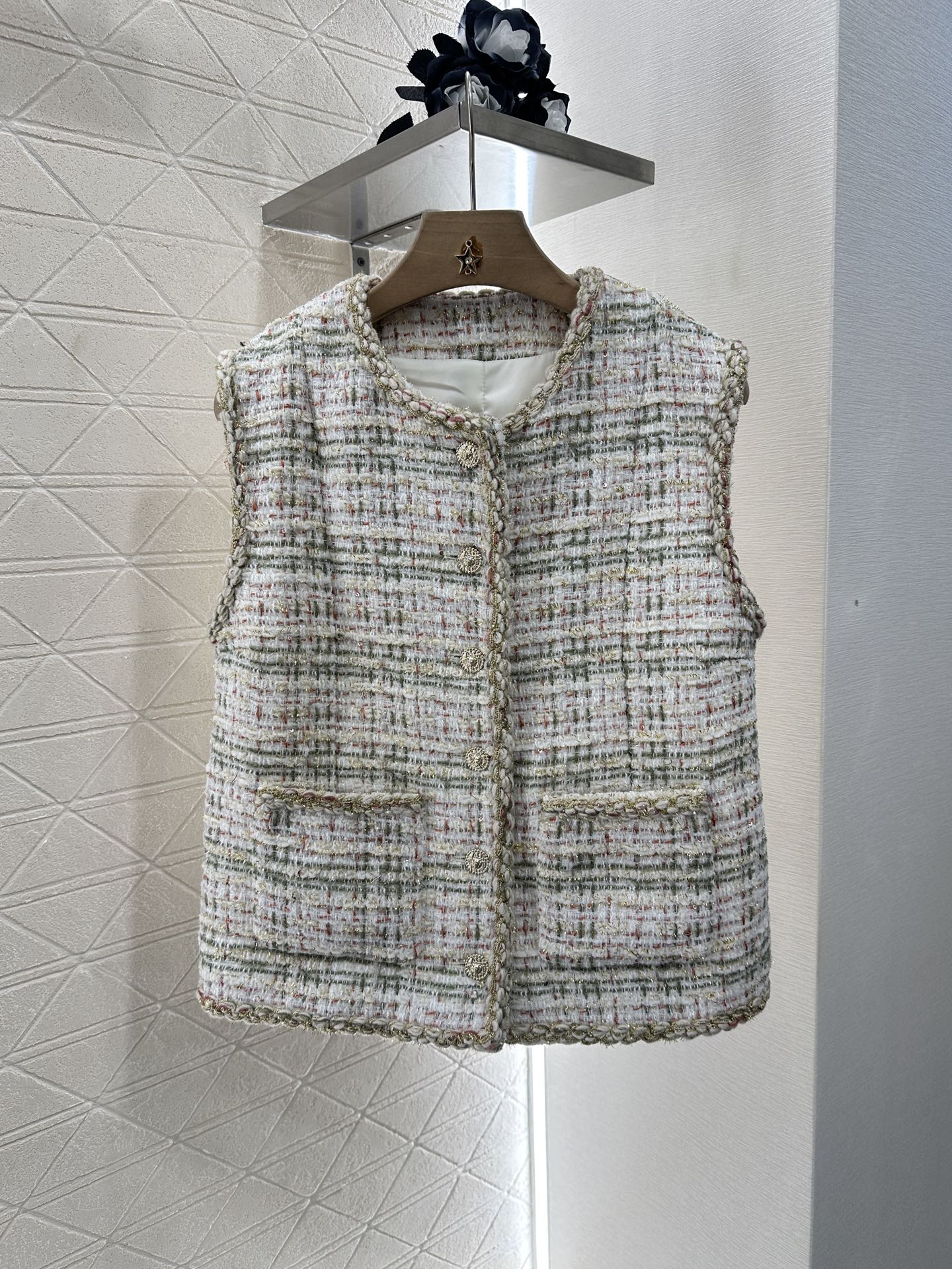 C*♥2025 new product Braided vest