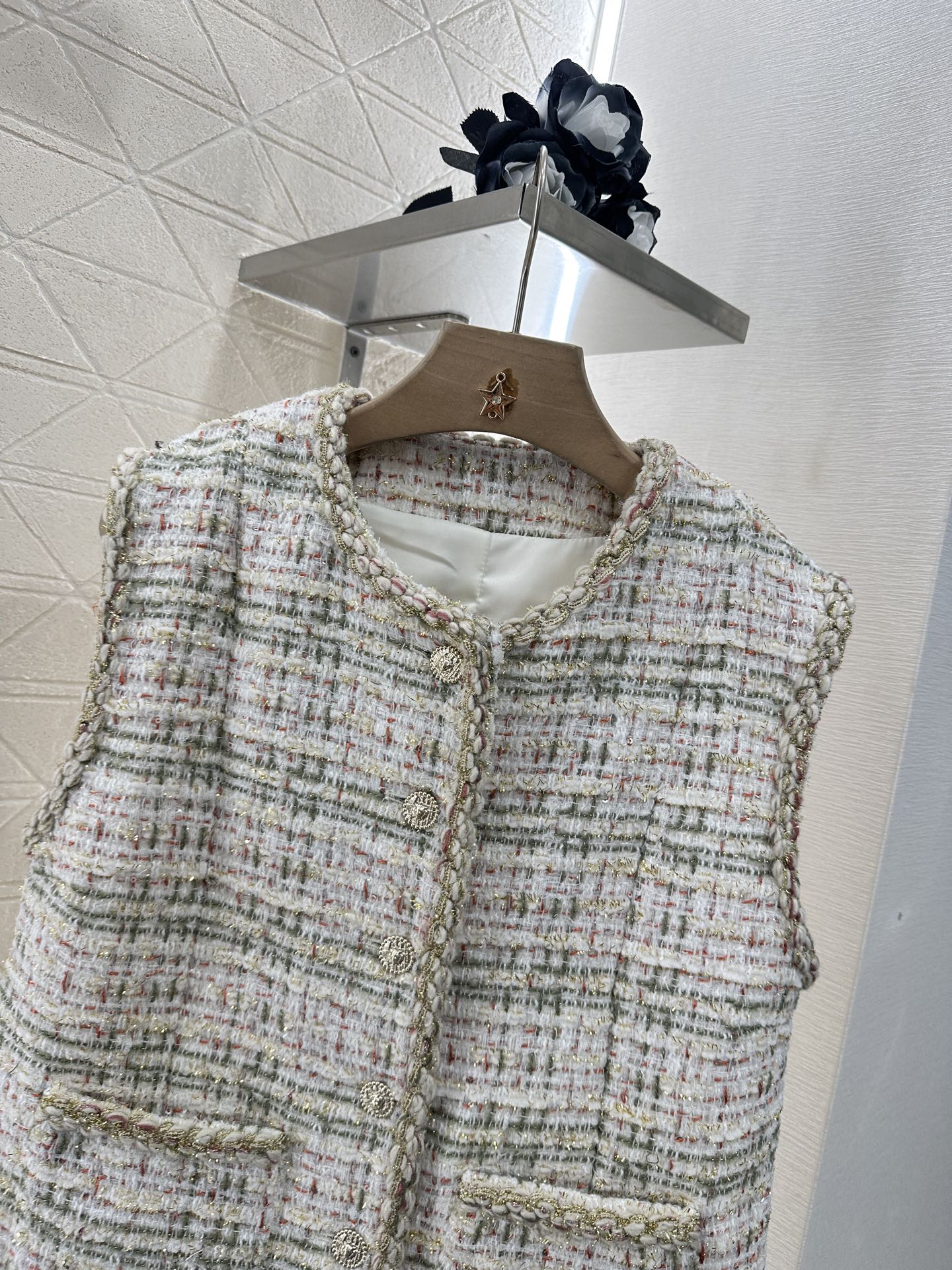 C*♥2025 new product Braided vest