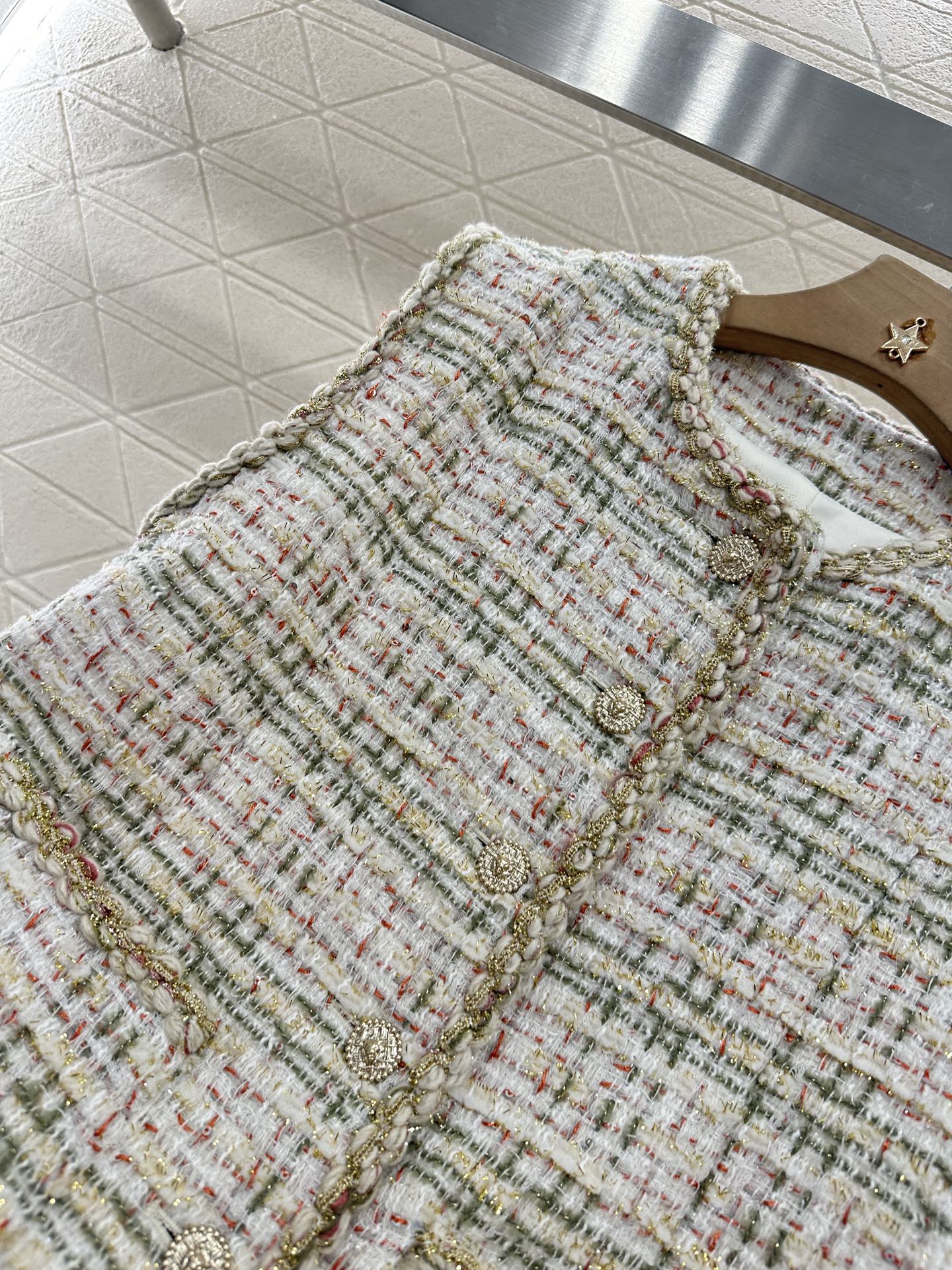 C*♥2025 new product Braided vest