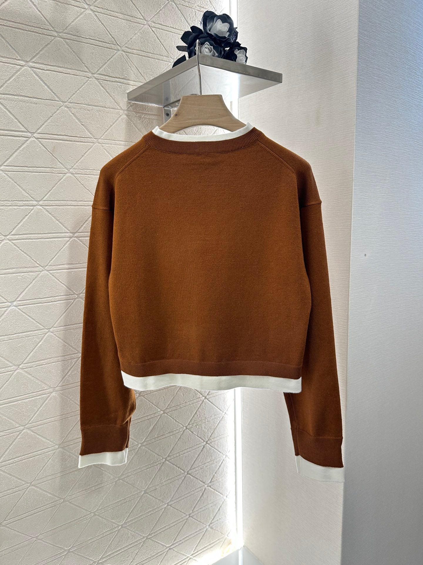 Mi*mi*♥2025 new product Knitted long-sleeved sweater