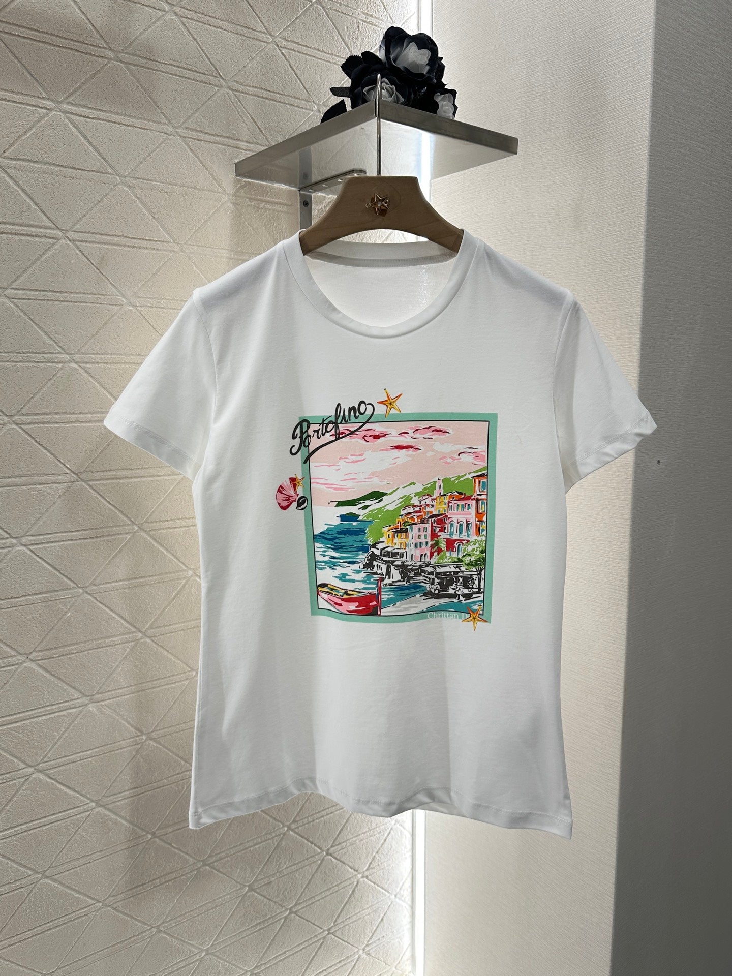 D*♥2025 new product Round neck printed T-shirt
