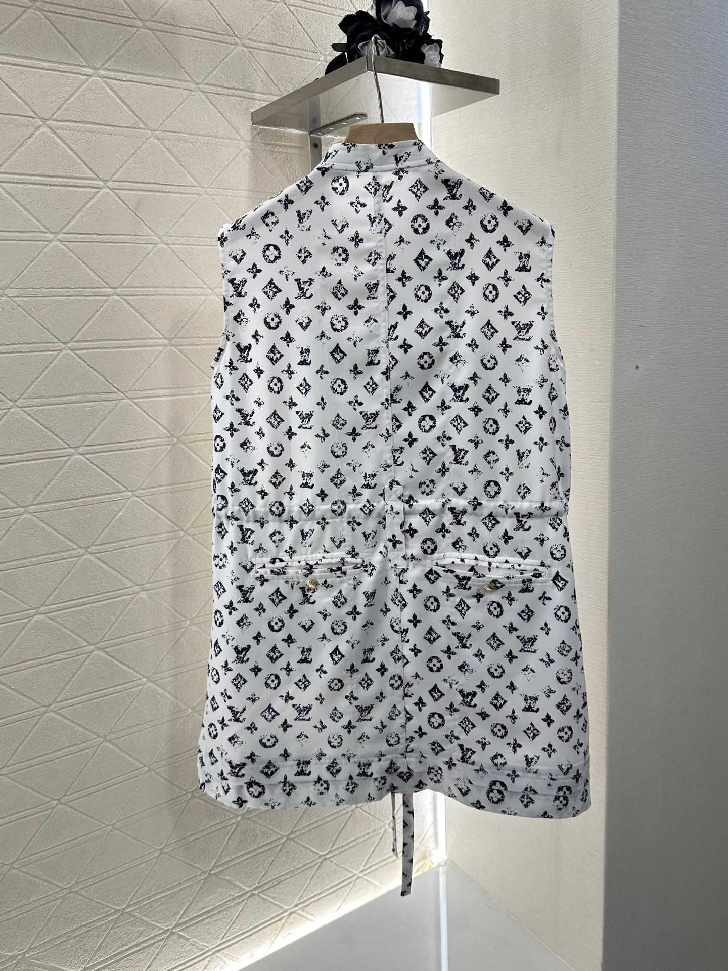 Louis *♥New Arrival Zippered Printed Vest Dress