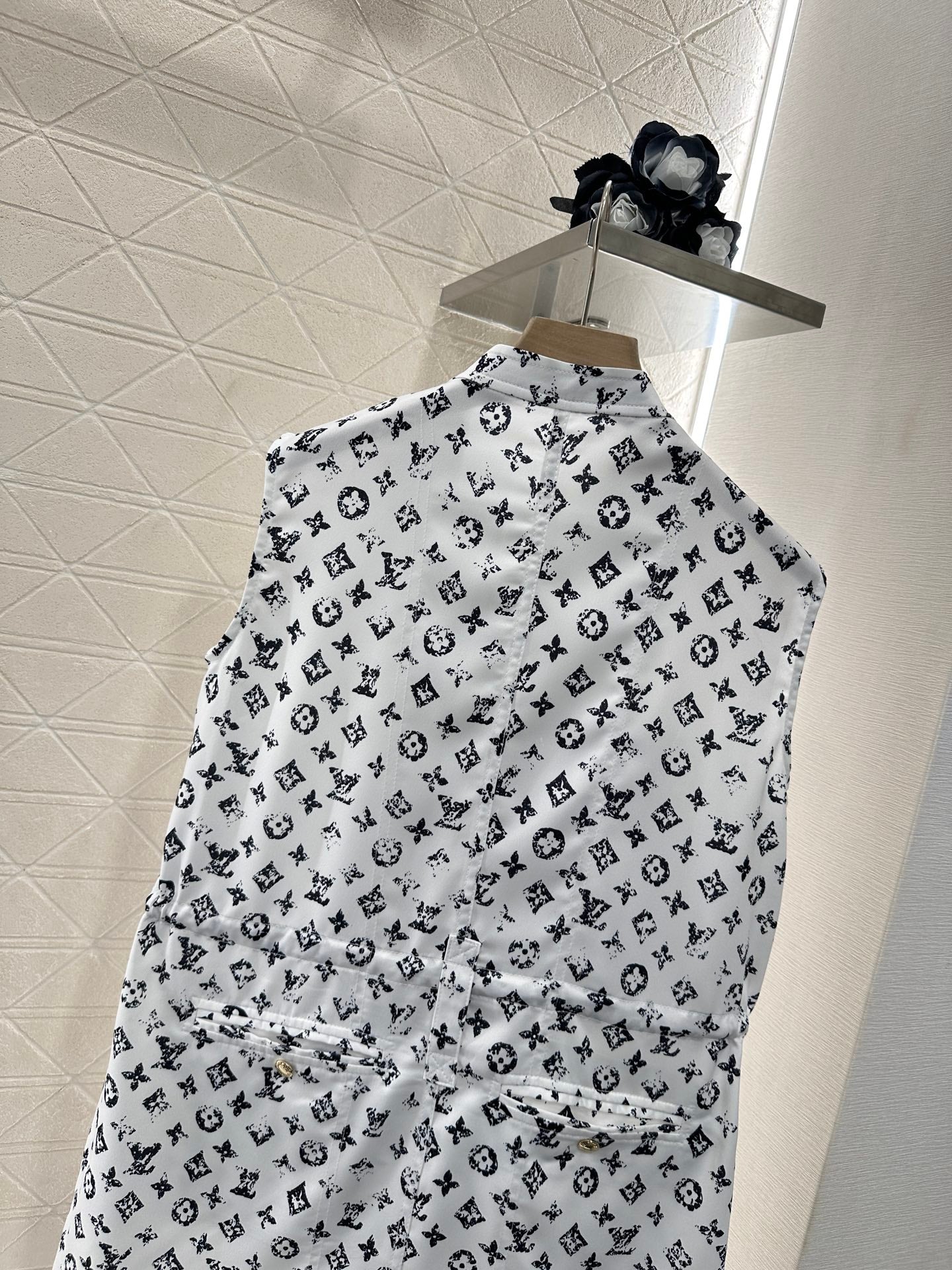 Louis *♥New Arrival Zippered Printed Vest Dress