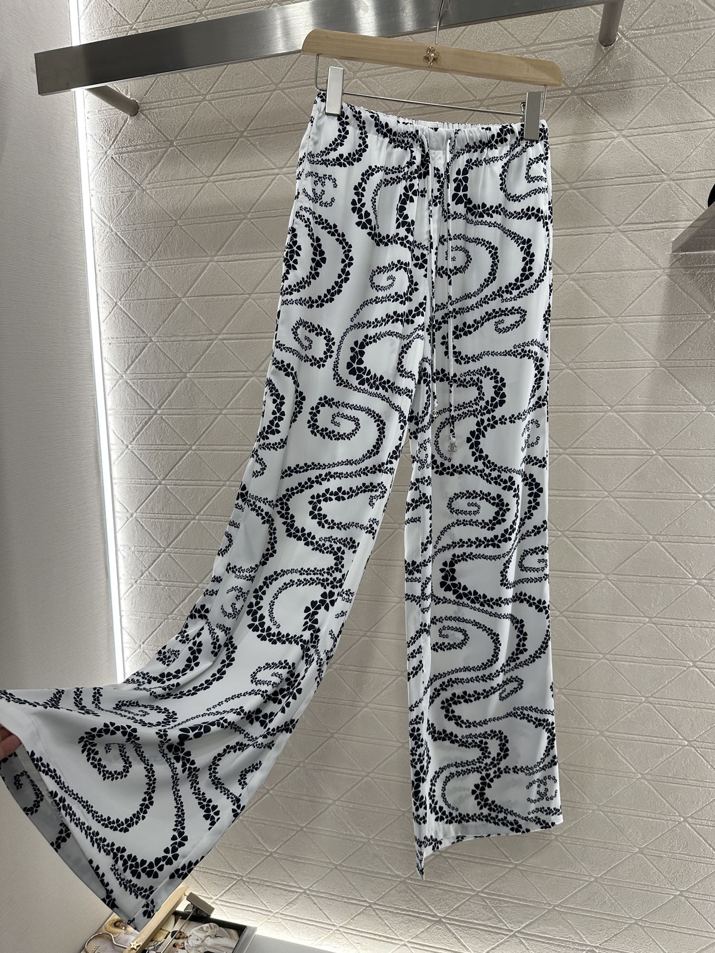 C*♥2025 new product Drawstring printed trousers