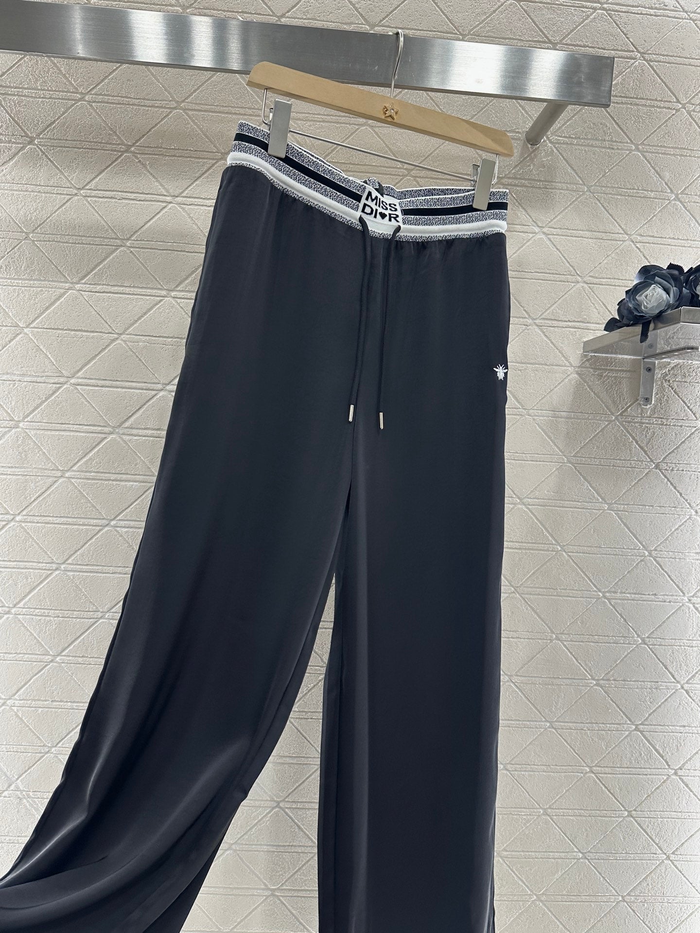 D*♥2025 new product Drawstring webbing trousers