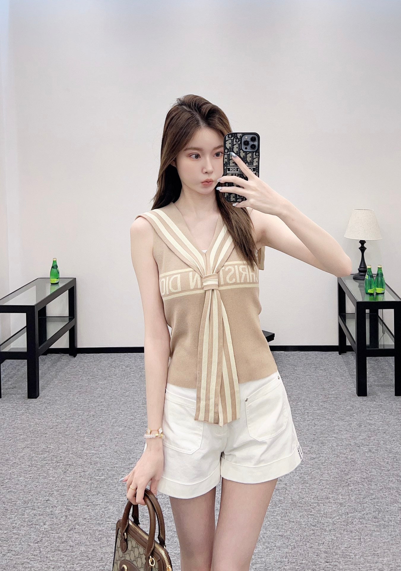 D*♥2025 new product Shawl knitted vest
