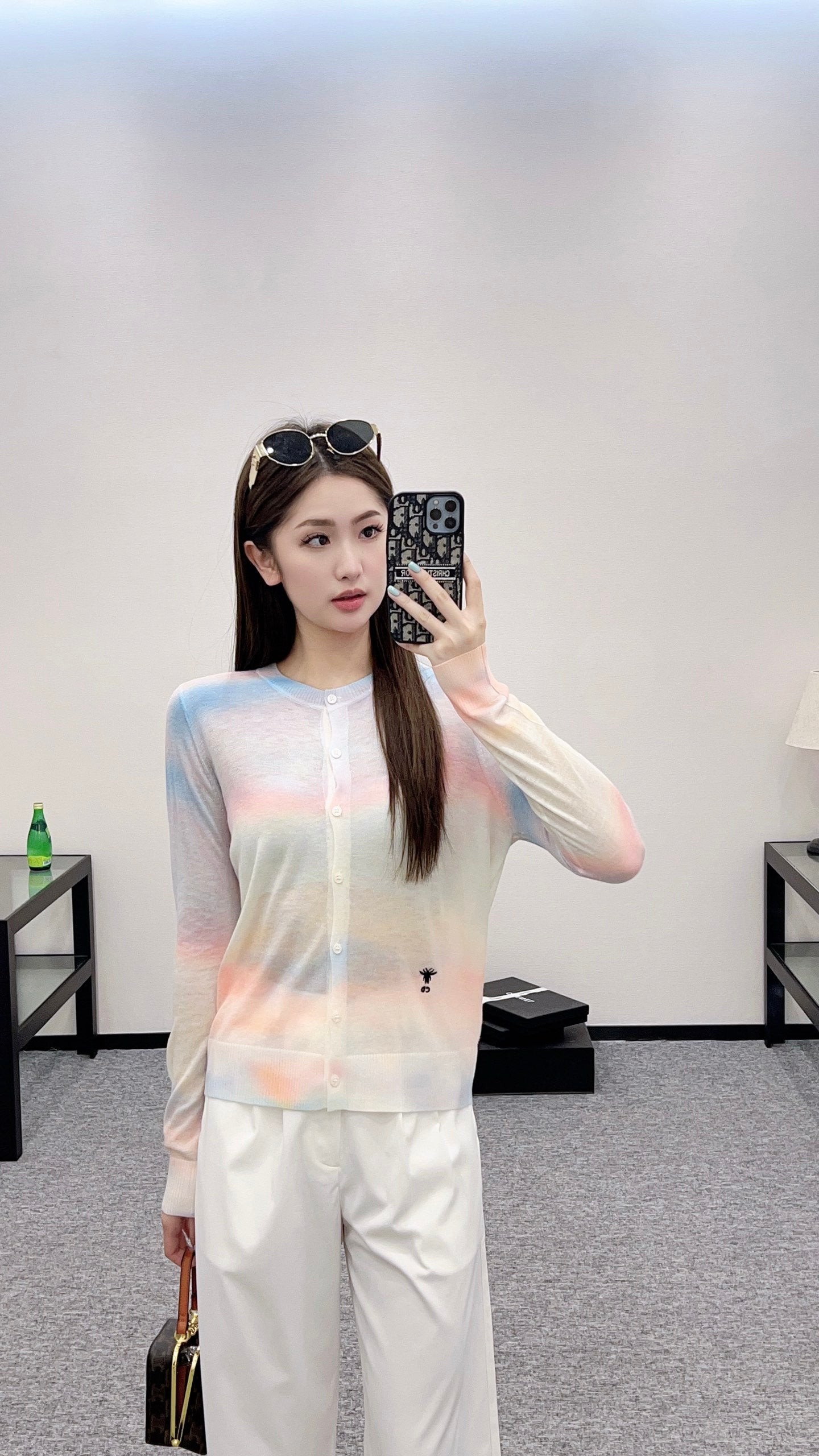 D*♥2024 new product Gradient knitted cardigan