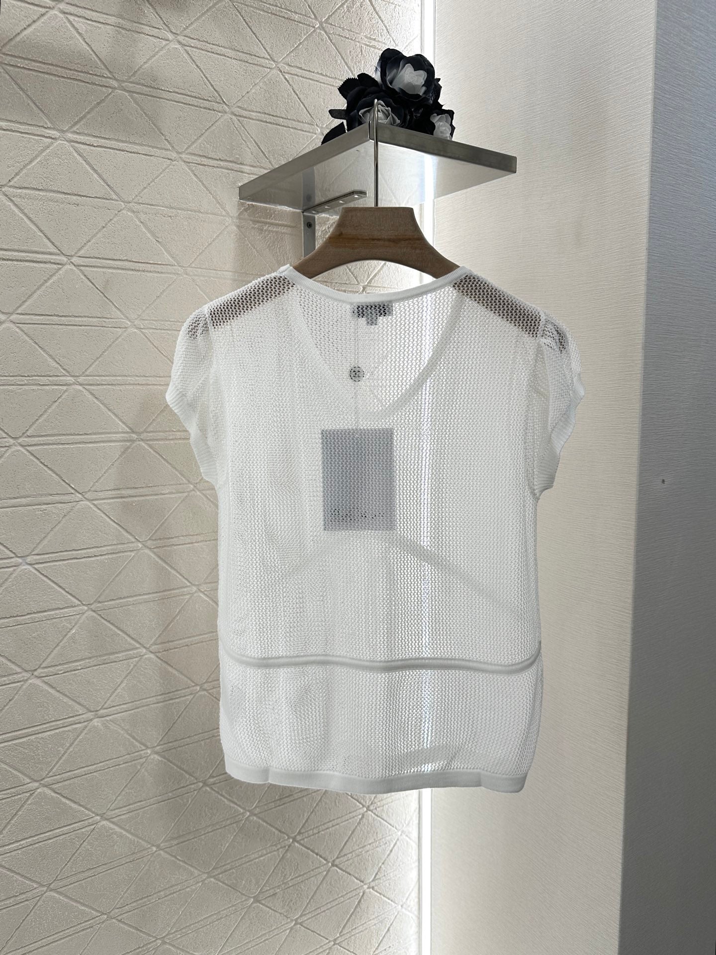 C*♥2025 new product Hollow knitted short sleeves