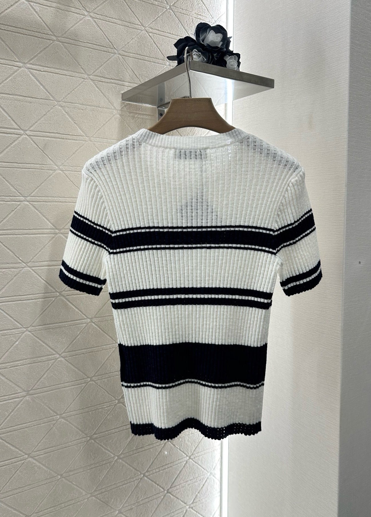 Mi*mi*♥2025 new products Knitted short sleeves