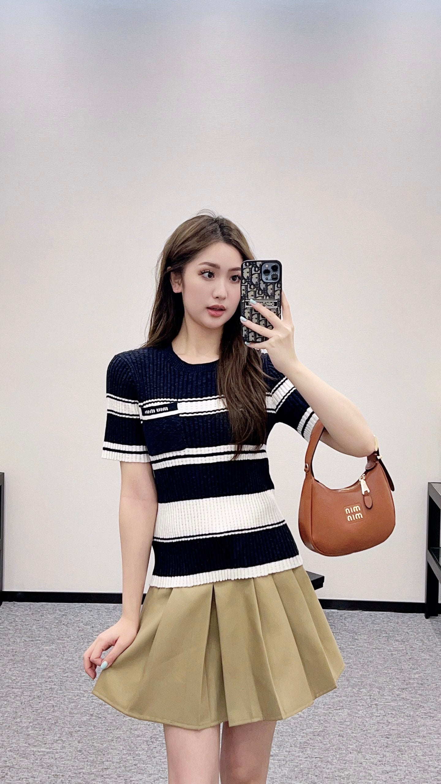 Mi*mi*♥2025 new products Knitted short sleeves