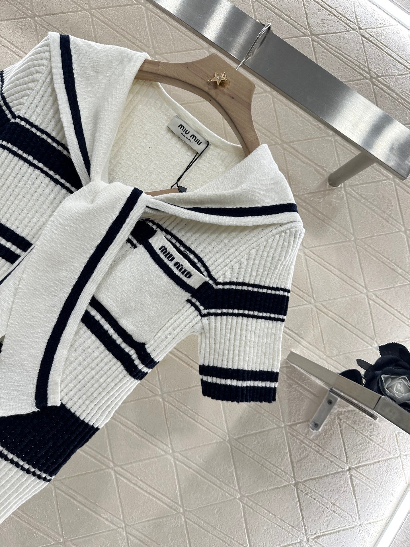 Mi*mi*♥2025 new products Knitted T-shirt