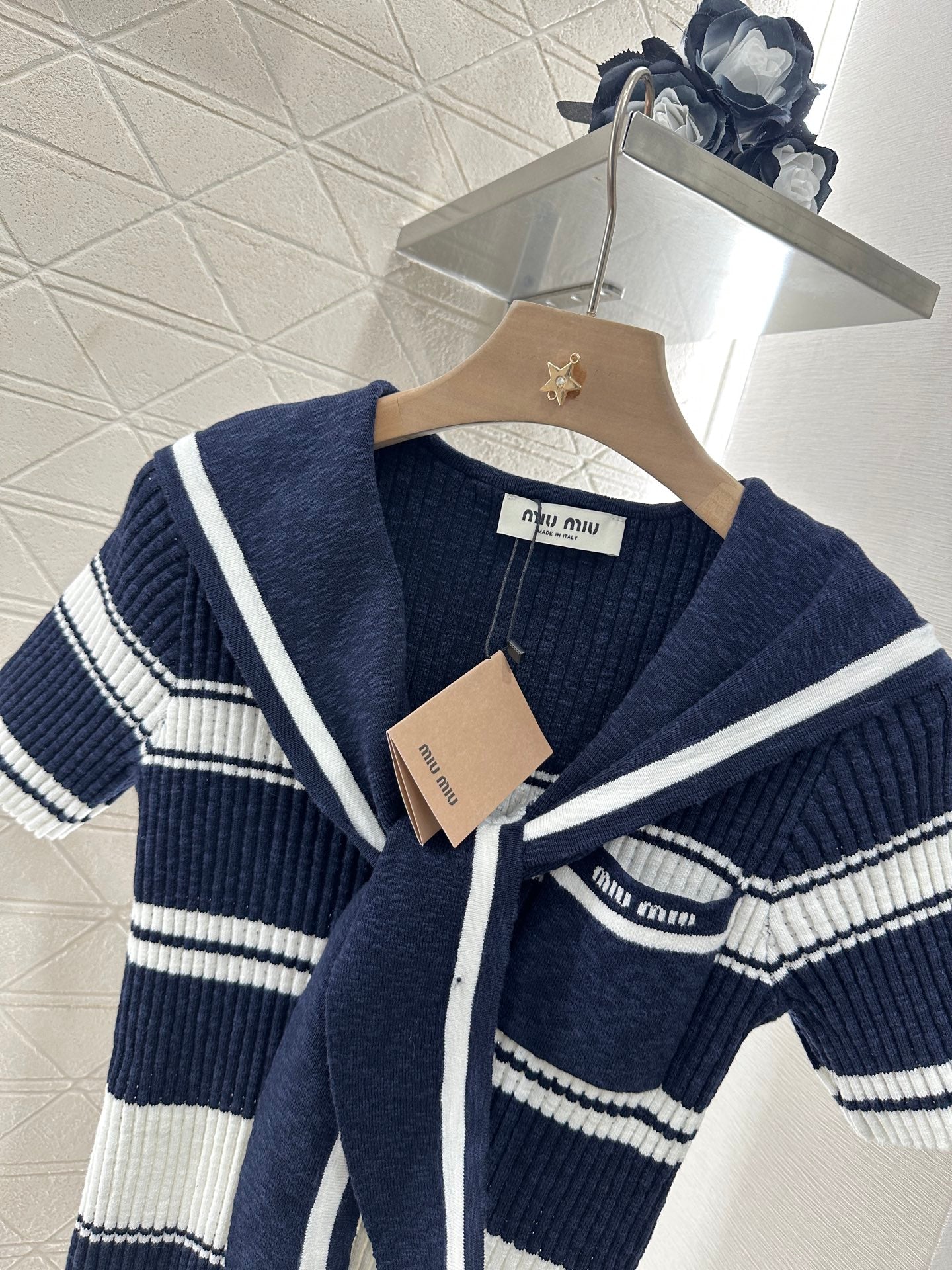 Mi*mi*♥2025 new products Knitted T-shirt