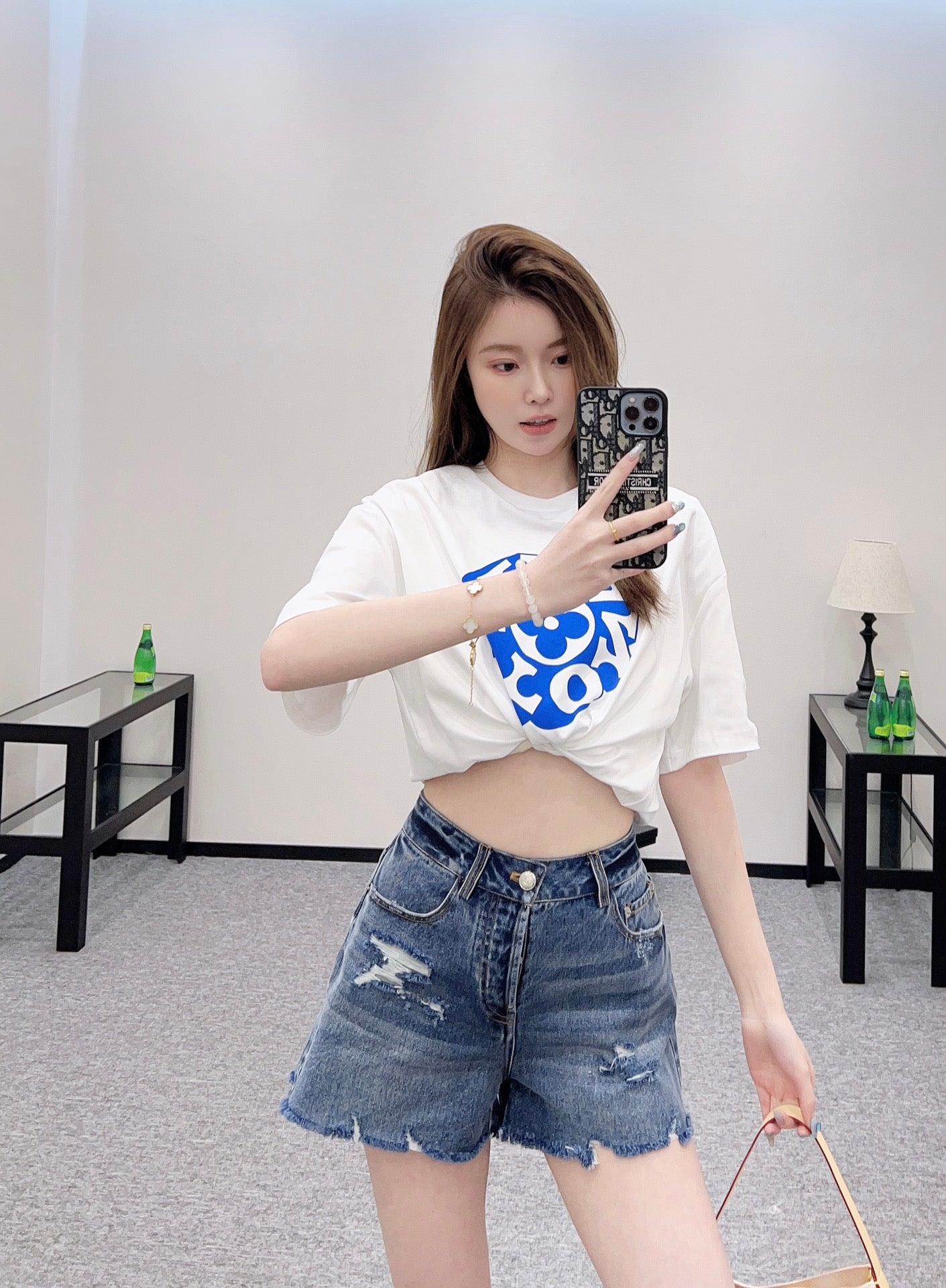 M*♥2025 new products Denim shorts