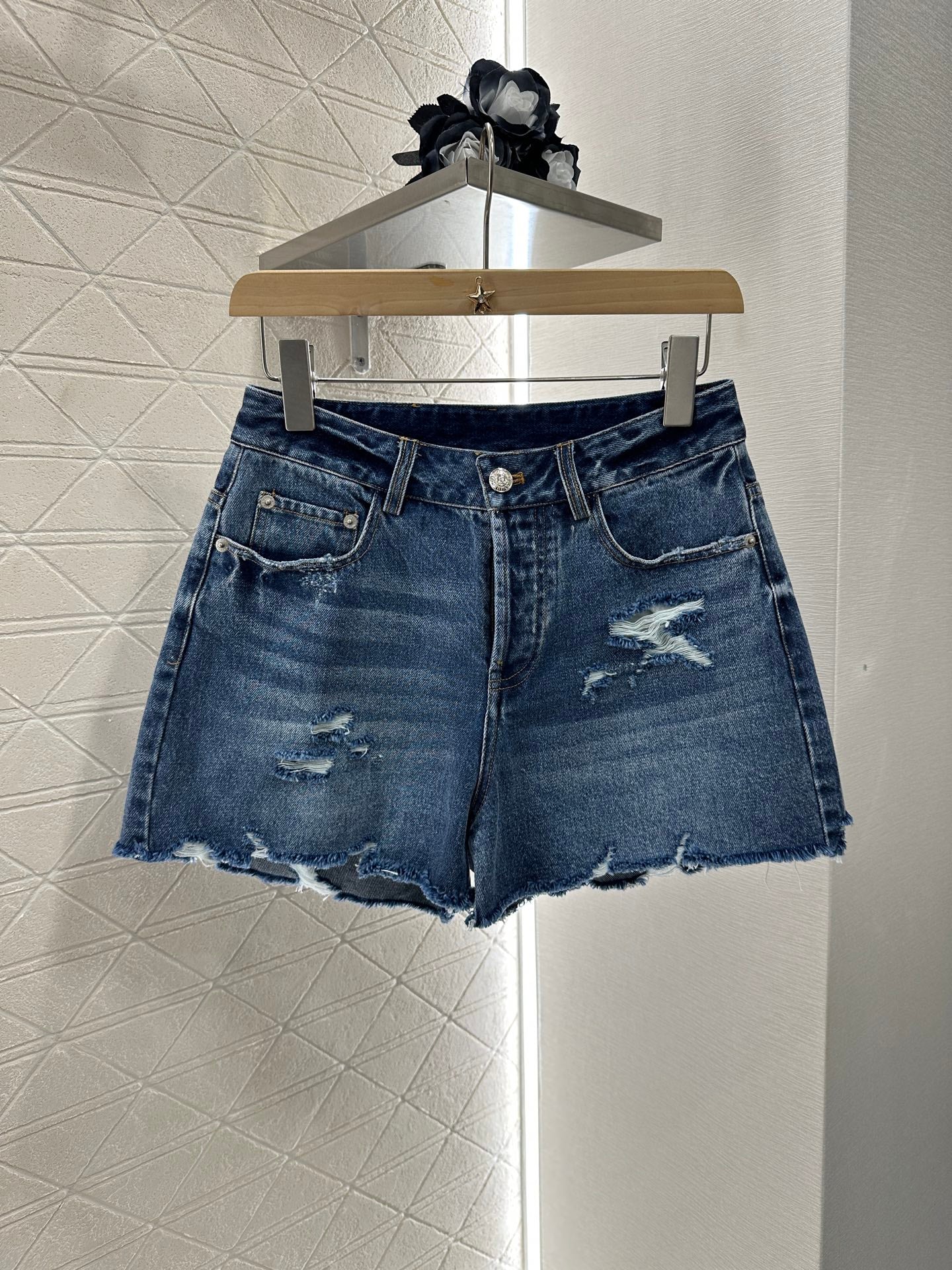M*♥2025 new products Denim shorts