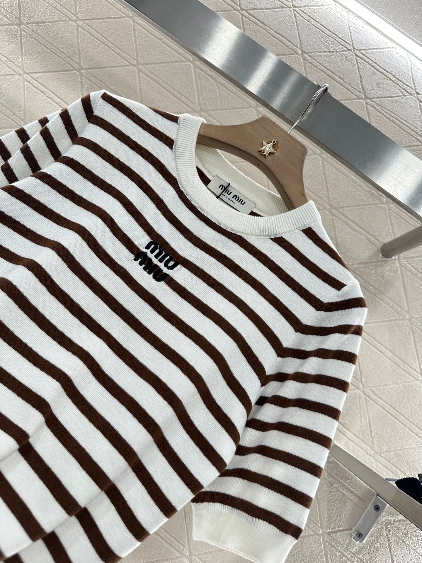 Mi*mi*♥2025 new products Knitted short sleeves