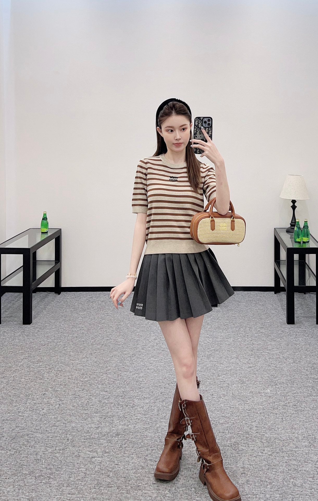 Mi*mi*♥2025 new products Knitted short sleeves