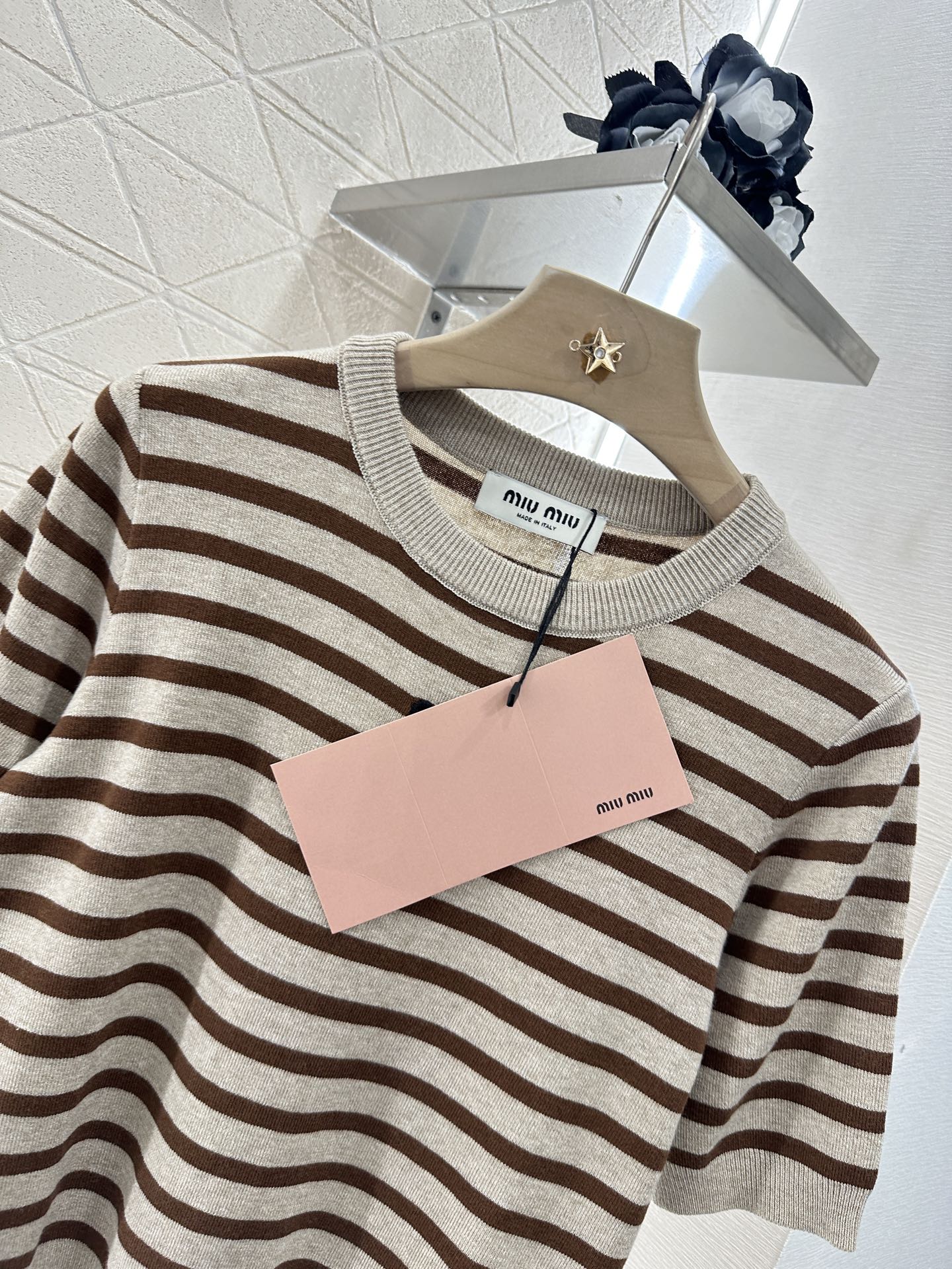 Mi*mi*♥2025 new products Knitted short sleeves