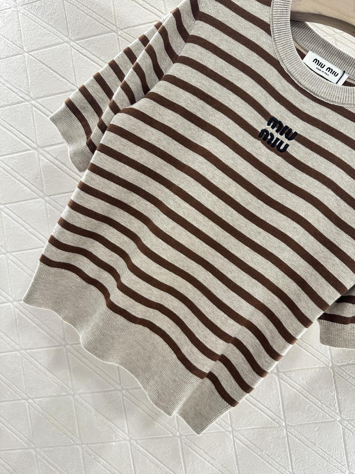 Mi*mi*♥2025 new products Knitted short sleeves