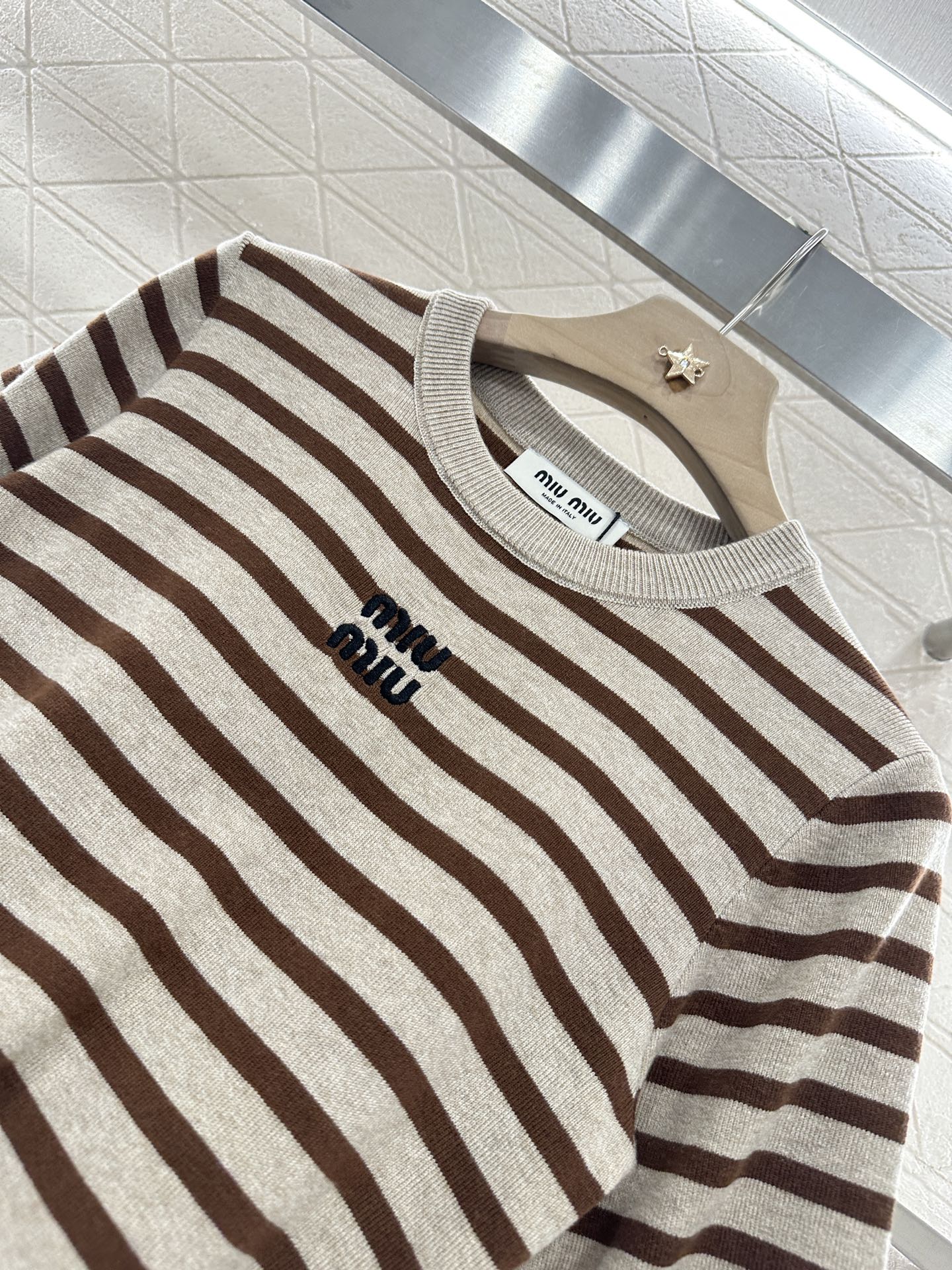 Mi*mi*♥2025 new products Knitted short sleeves