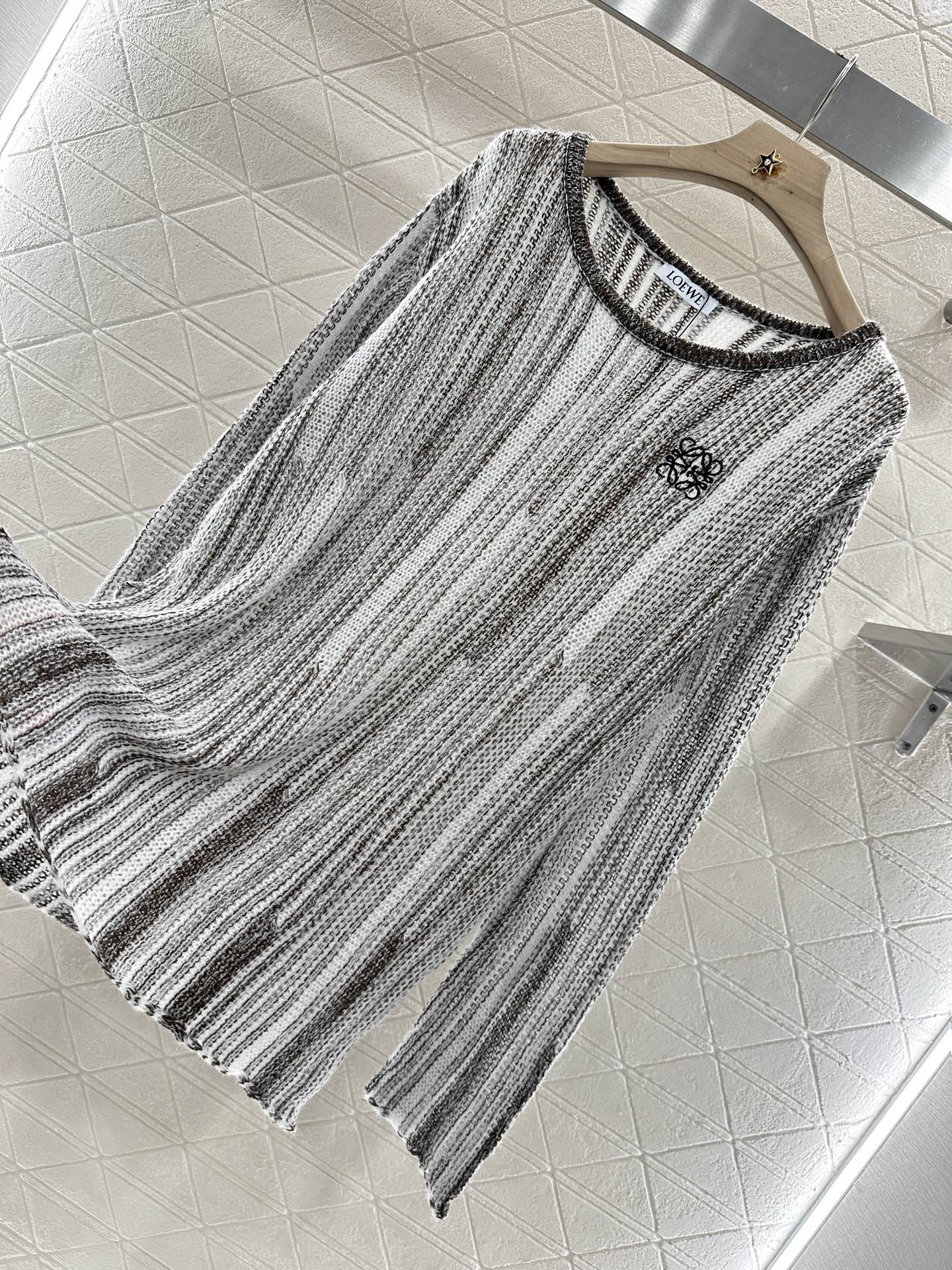 L*♥2025 new product Belt knitted top