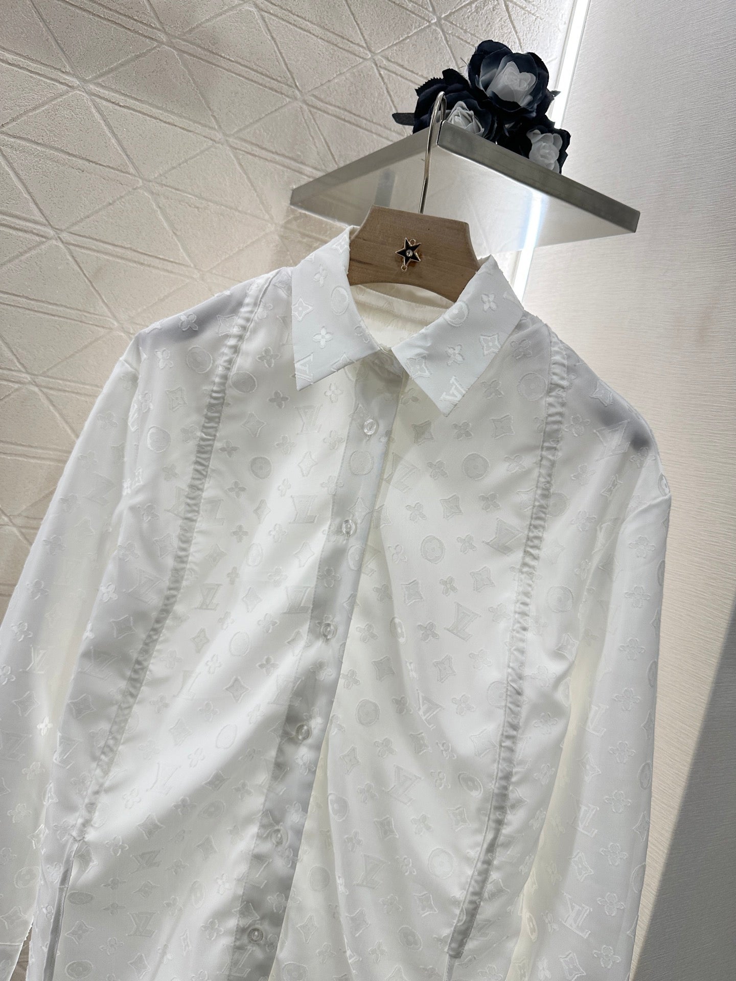 Louis *♥2025 new product Long-sleeved shorts suit