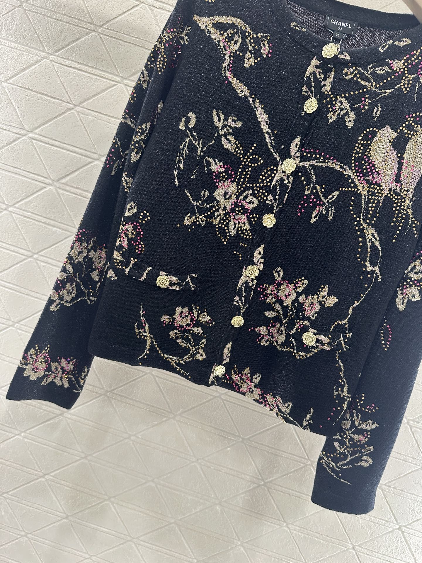 C*♥2025 new product Hot diamond knitted cardigan