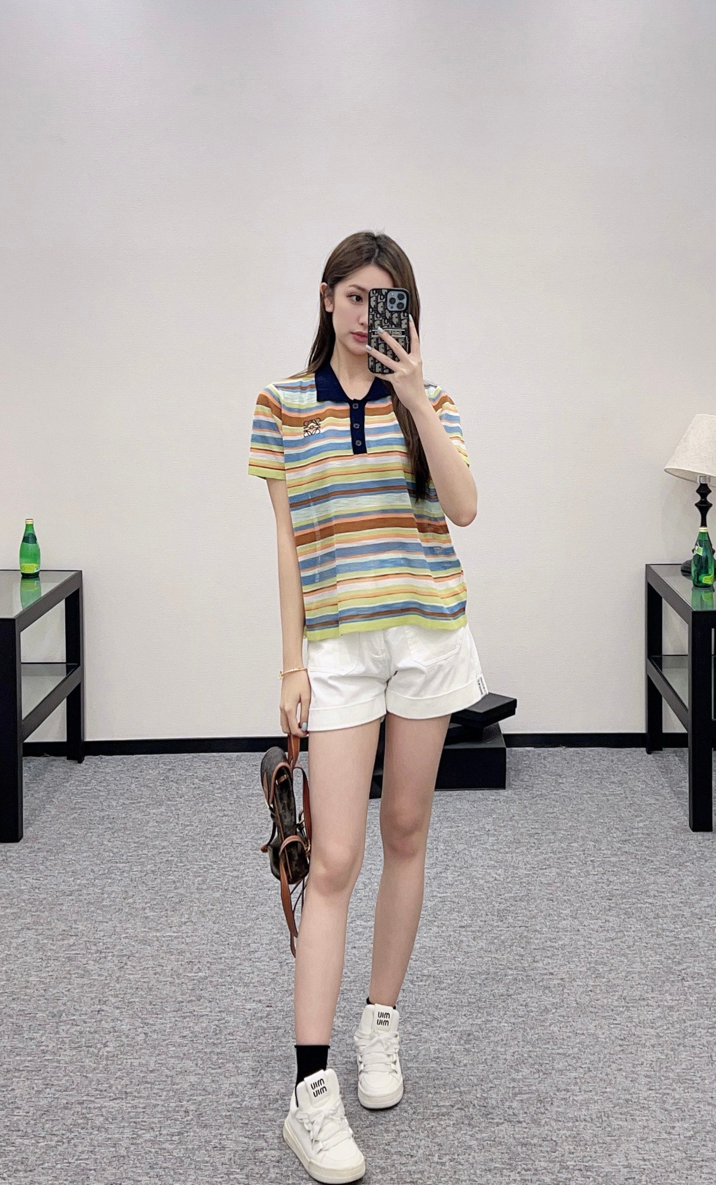 L*♥2025 new product Knitted short sleeves