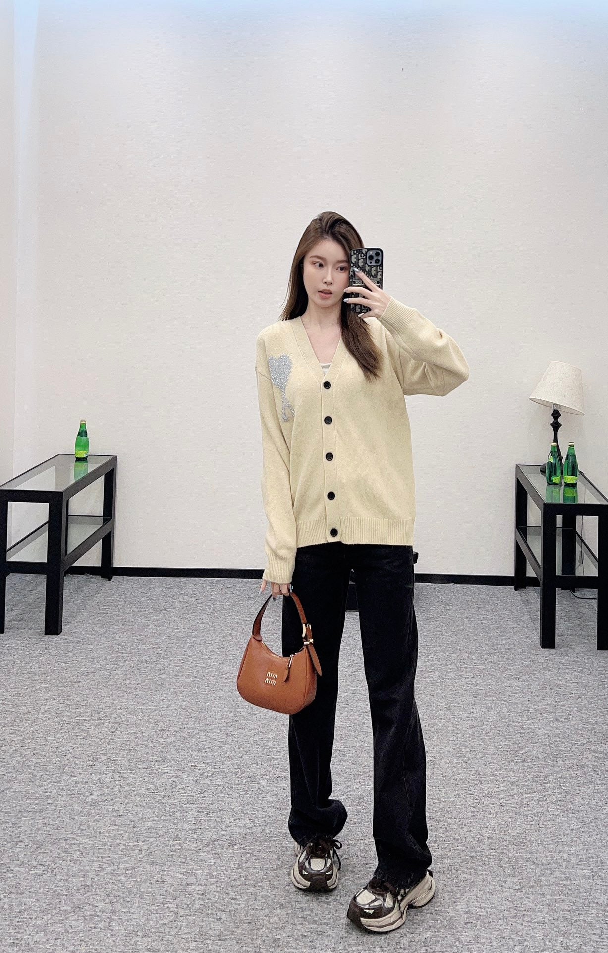 A*♥2025 new products Knitted cardigan