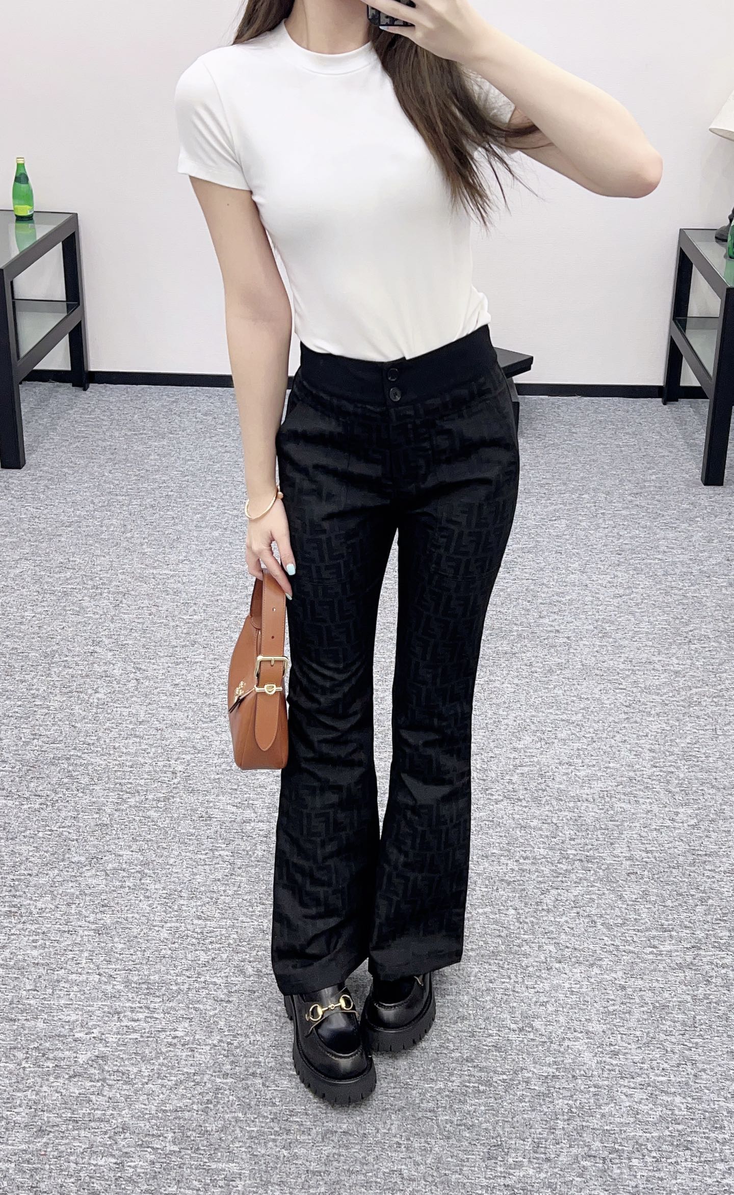F*♥2025 new product Flared trousers
