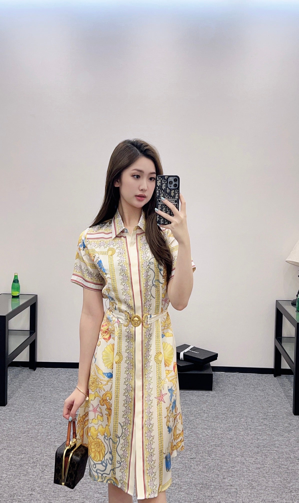 V*♥2025 new products Printed dress