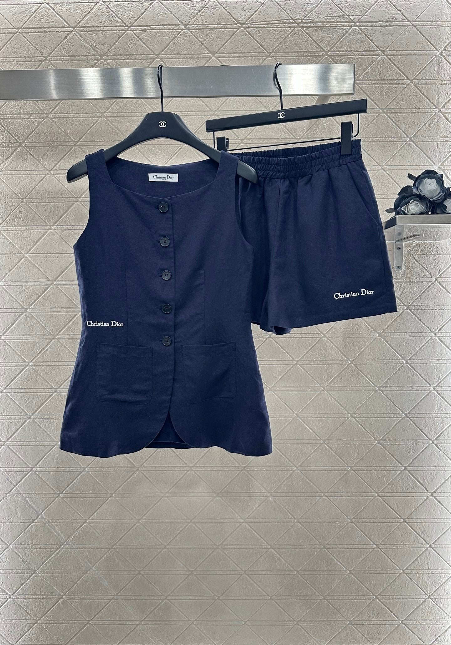 D*♥2025 new products Vest shorts set