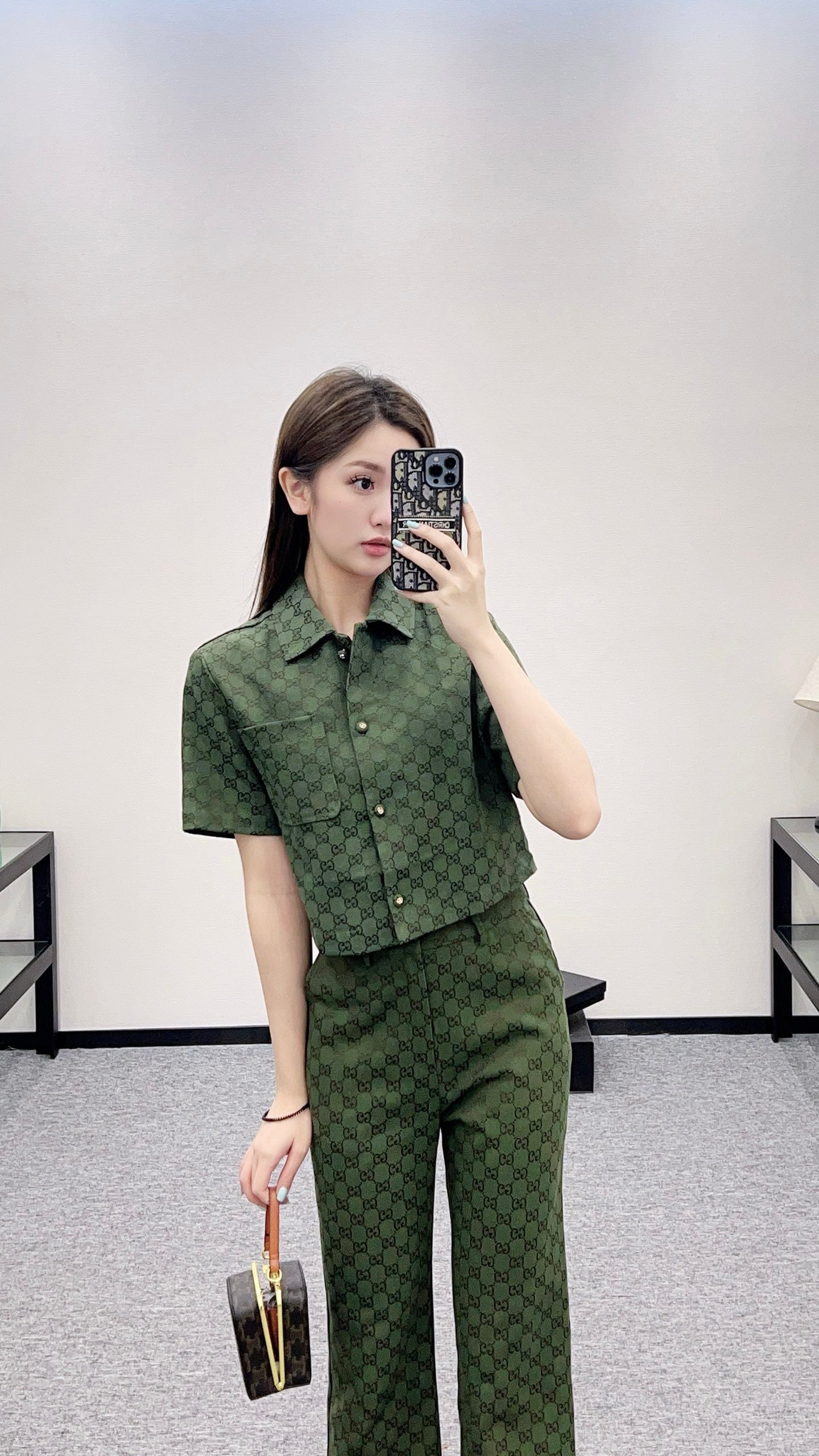 G*♥2025 new product Short shirt and trousers set