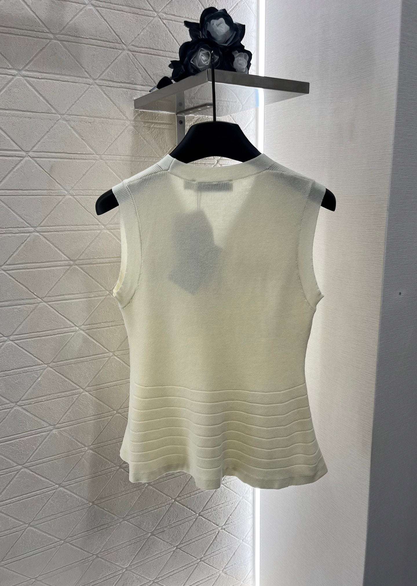 D*♥2025 new product Silk scarf knitted vest