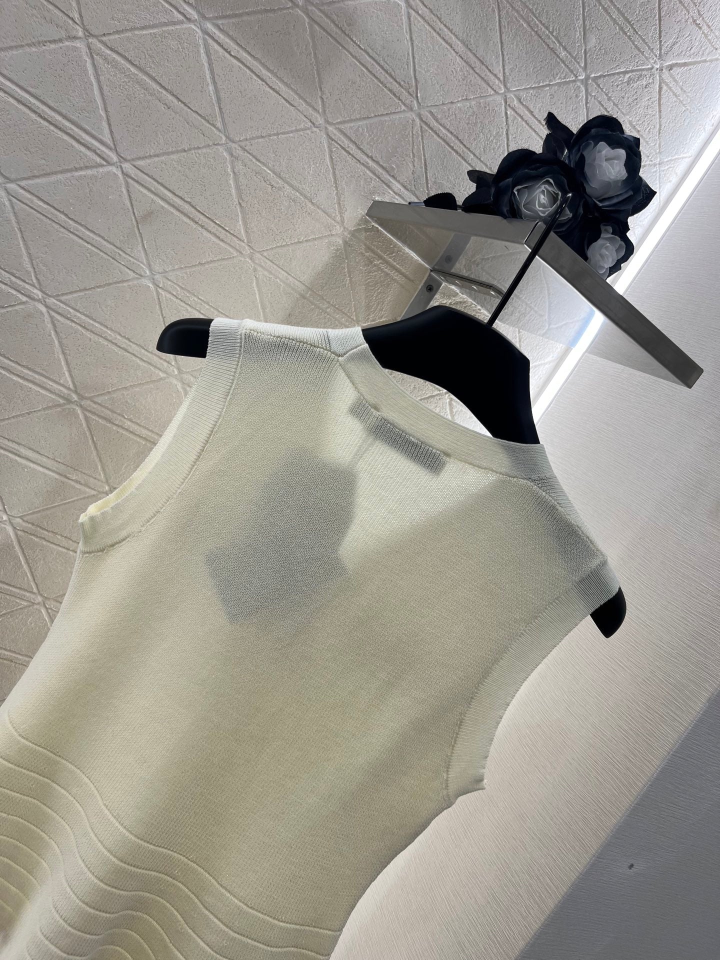 D*♥2025 new product Silk scarf knitted vest