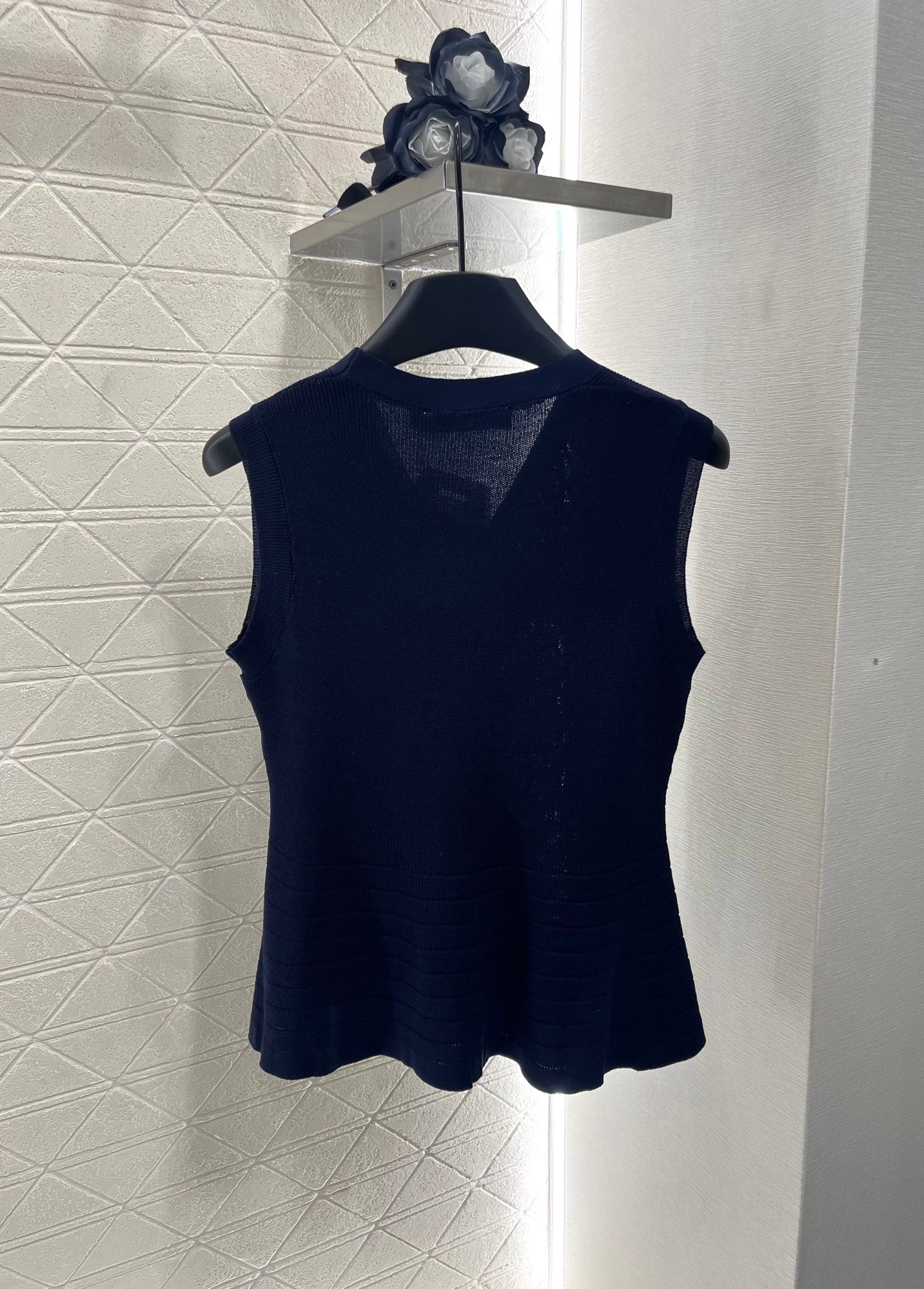 D*♥2025 new product Silk scarf knitted vest
