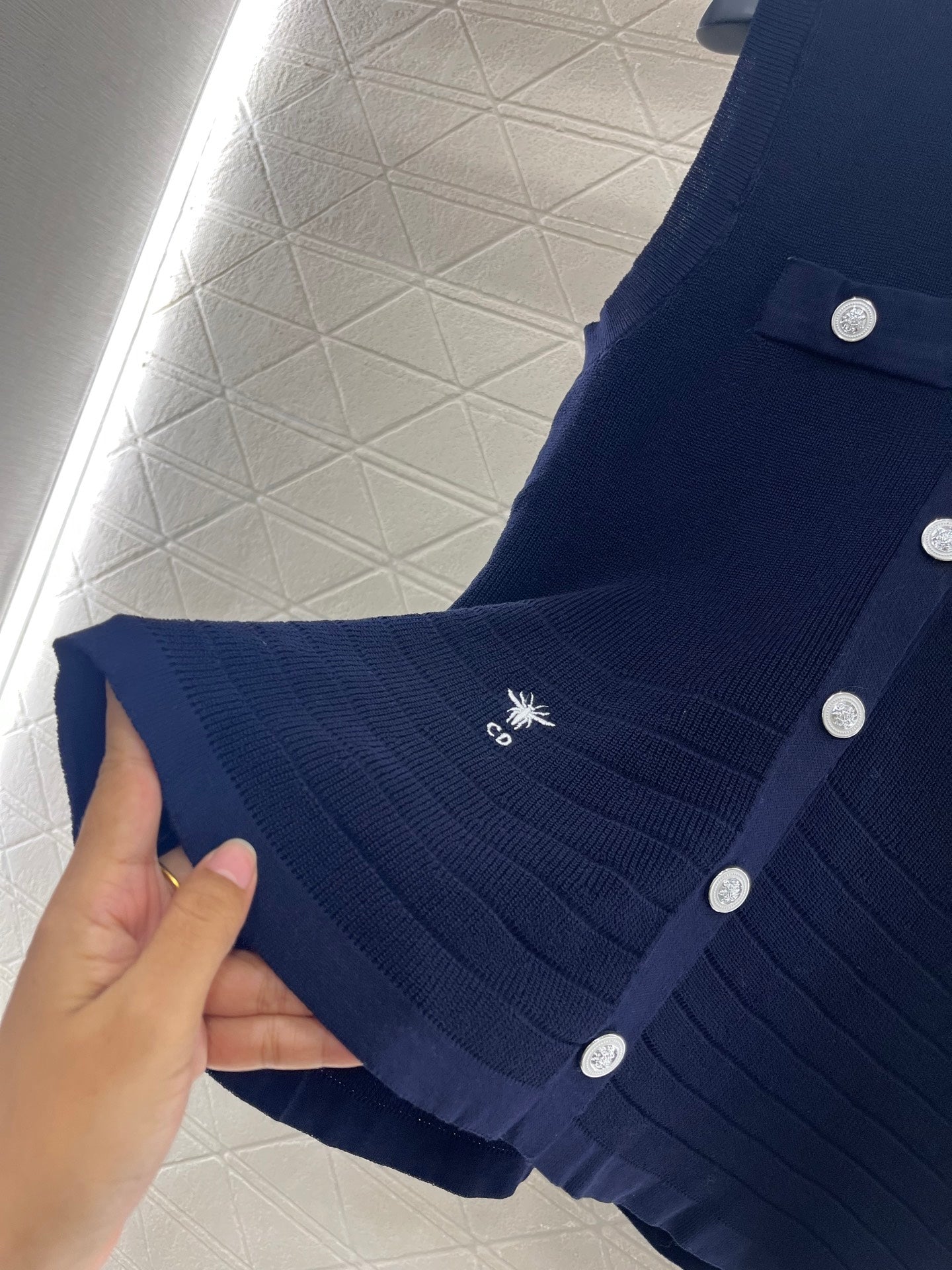 D*♥2025 new product Silk scarf knitted vest