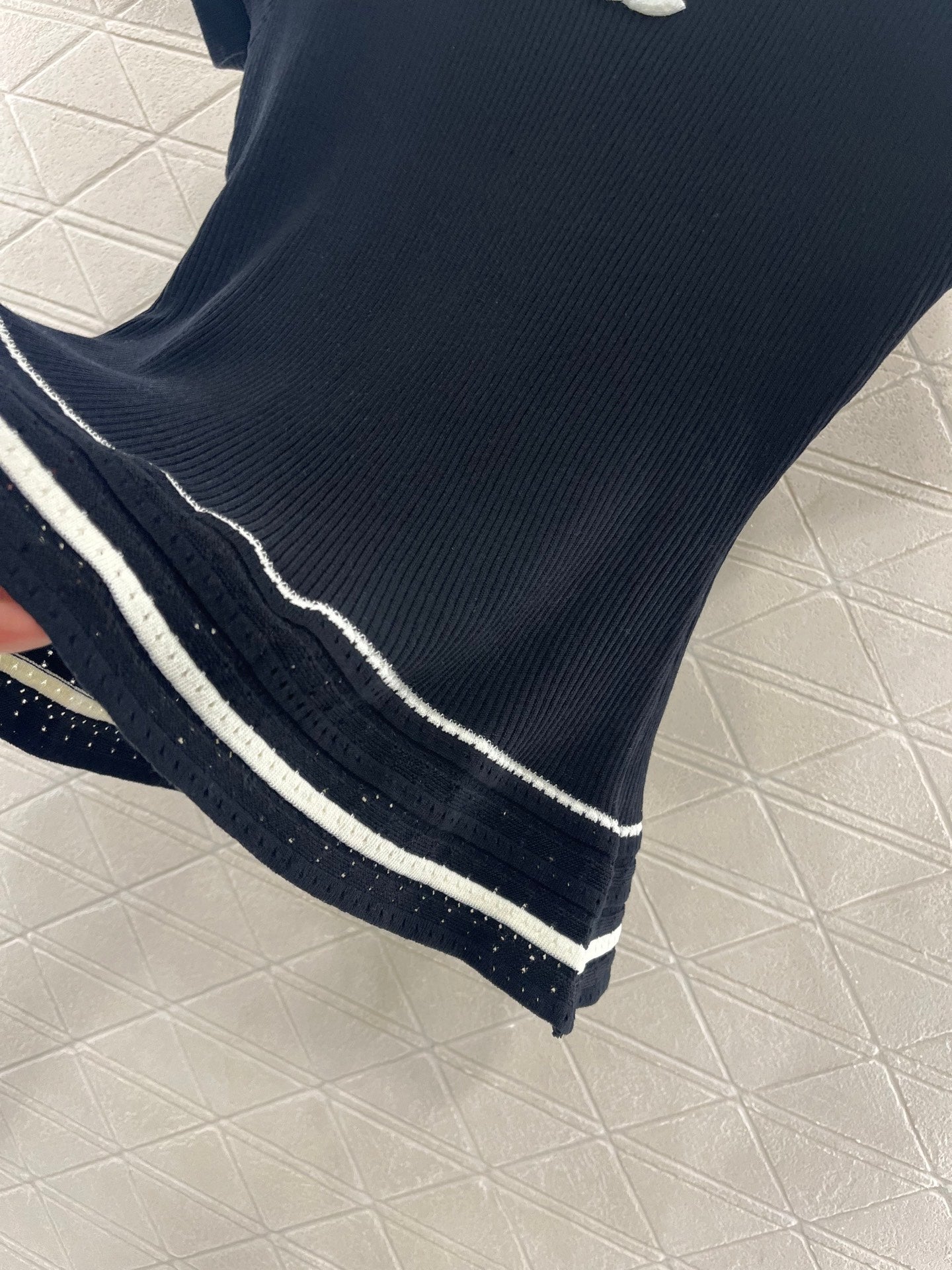 C*♥2025 new product Hollow knitted short sleeves