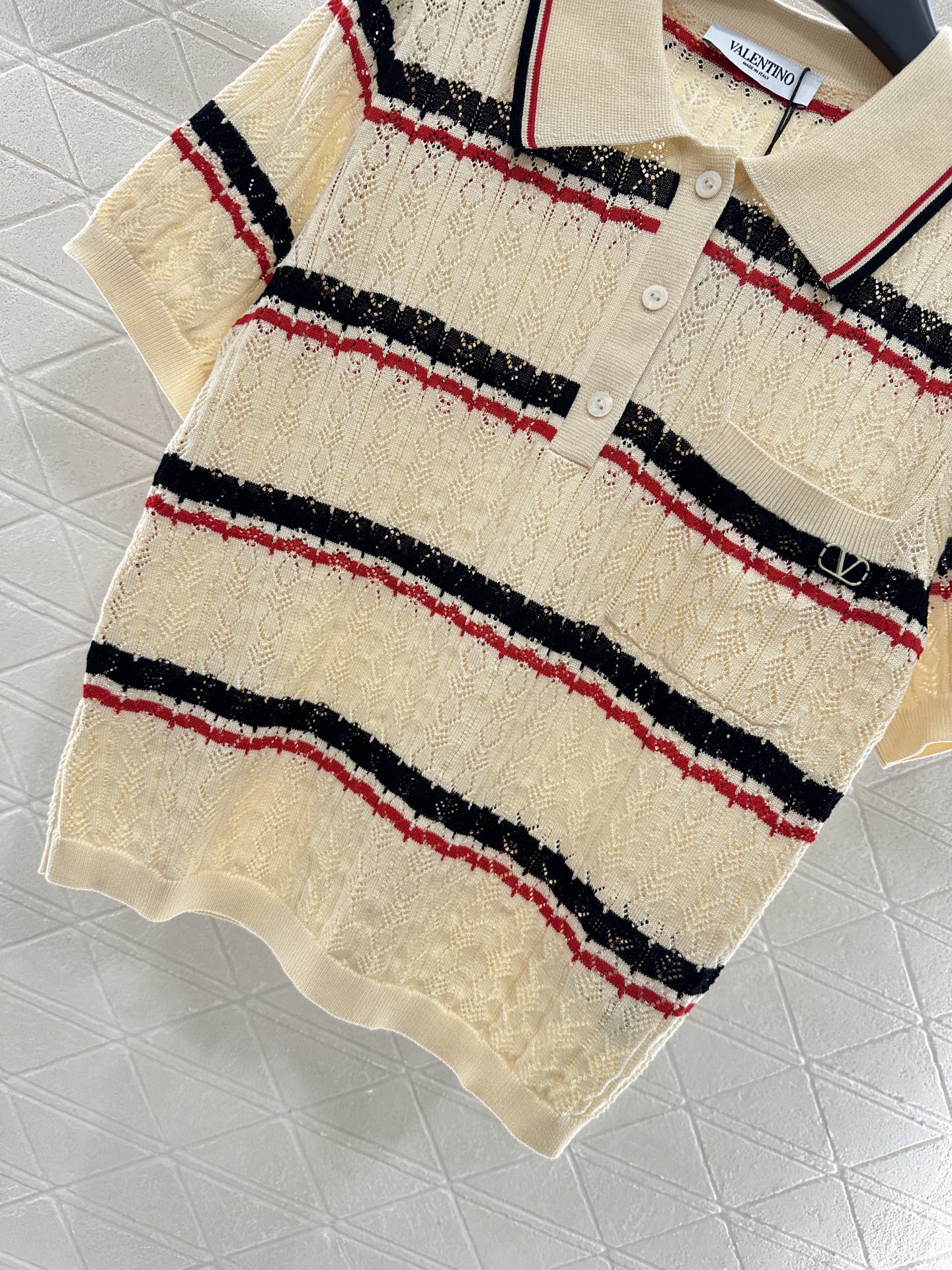 V*♥2025 new products Knitted short sleeves