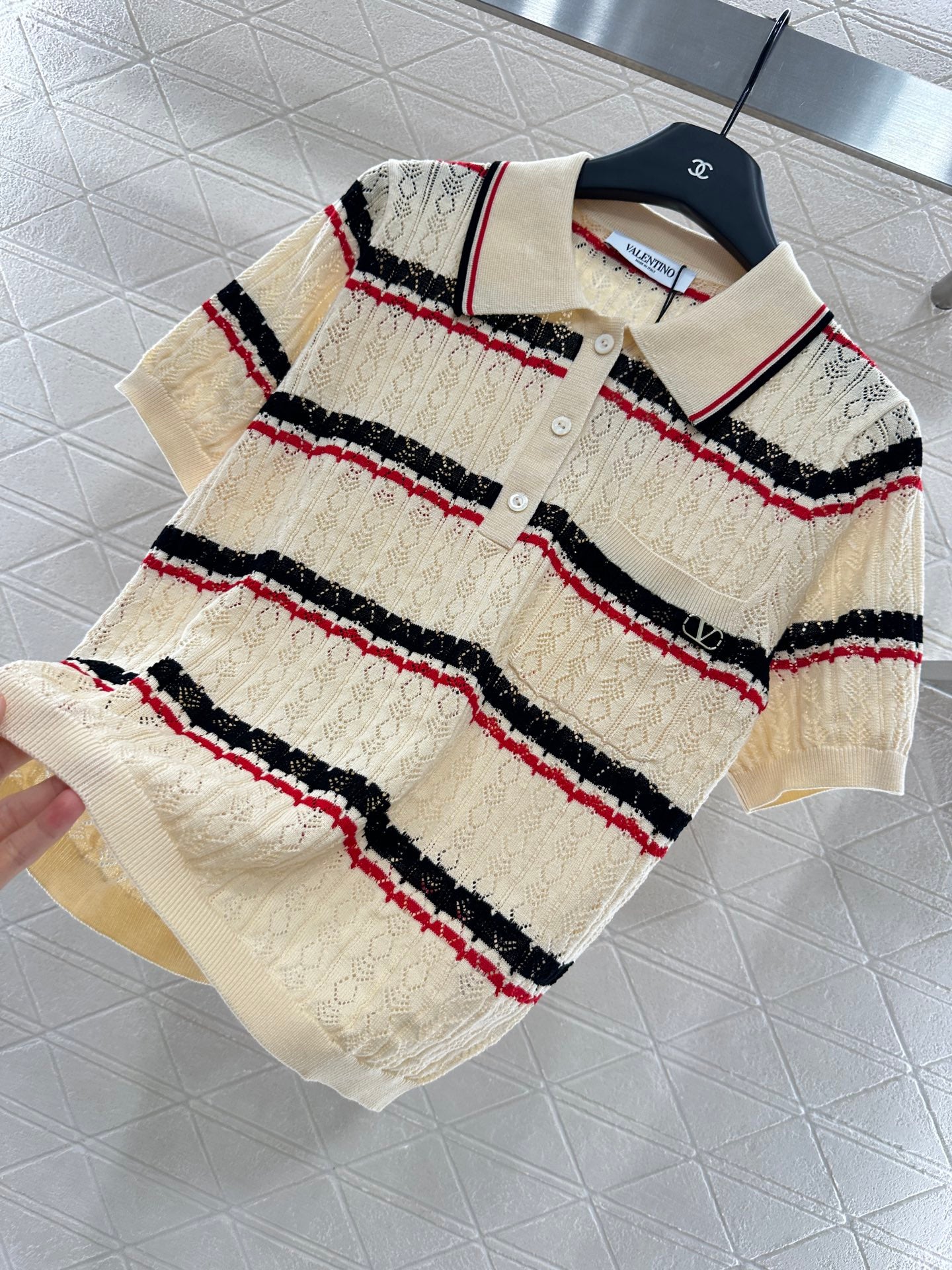 V*♥2025 new products Knitted short sleeves